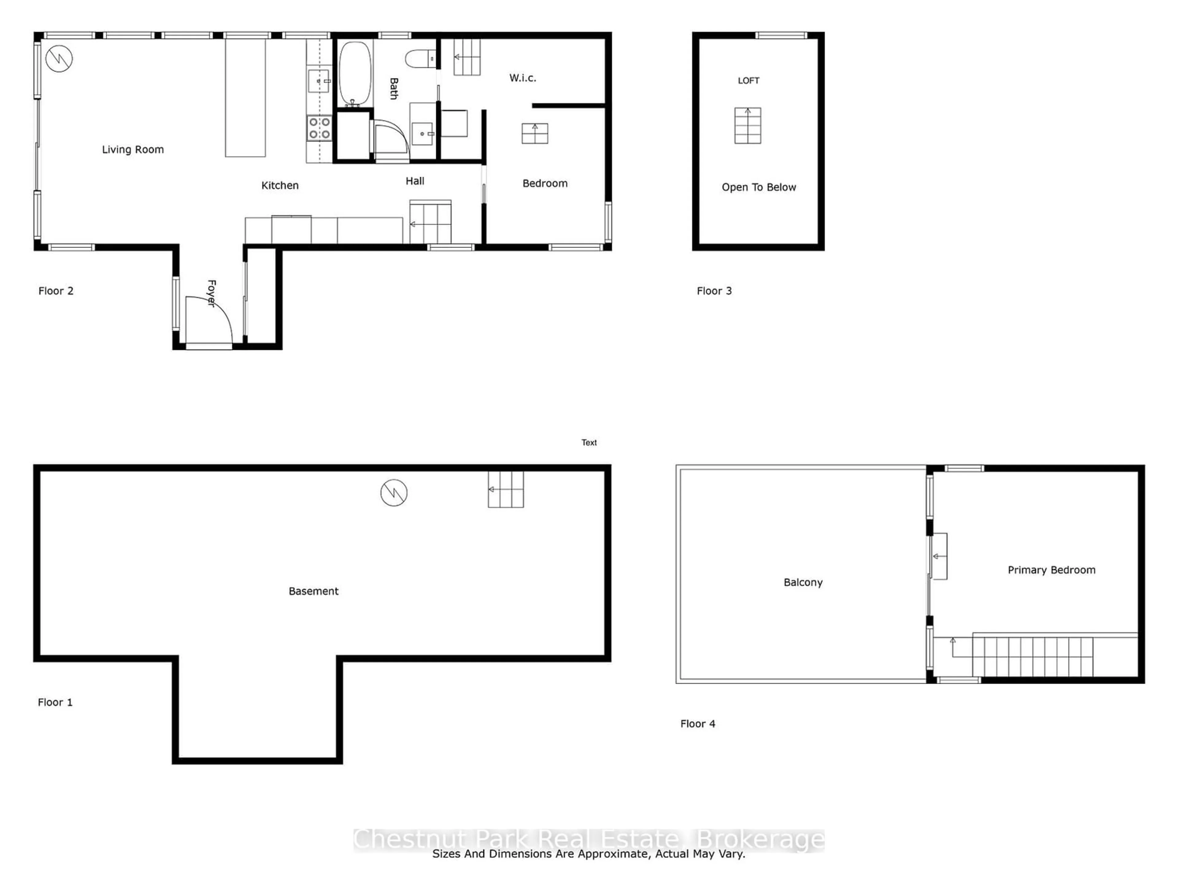 Floor plan for 470 Markles Rd, Huntsville Ontario P1H 0J1