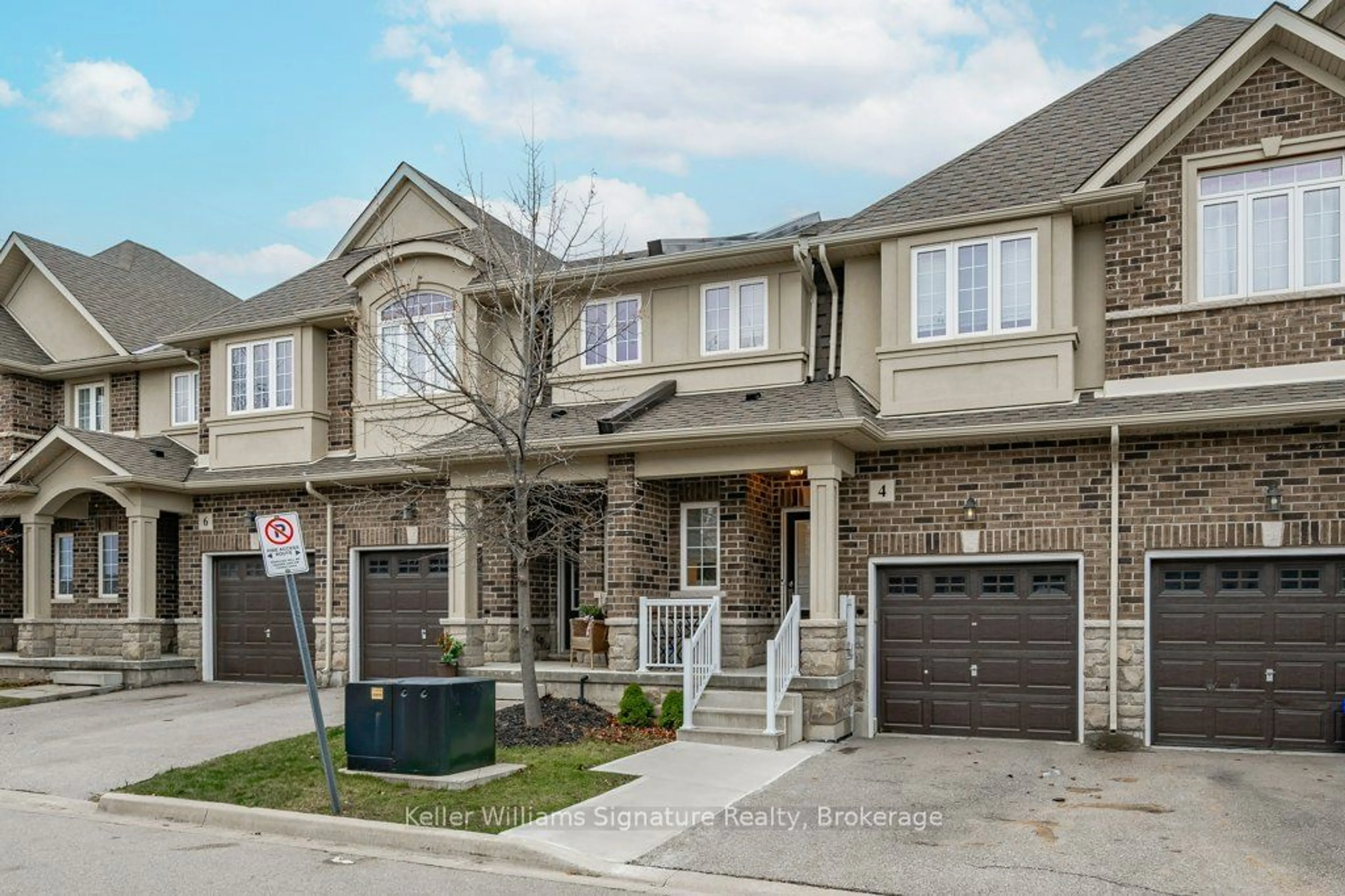 Home with brick exterior material, street for 47 Madonna Dr #4, Hamilton Ontario L9B 0H2