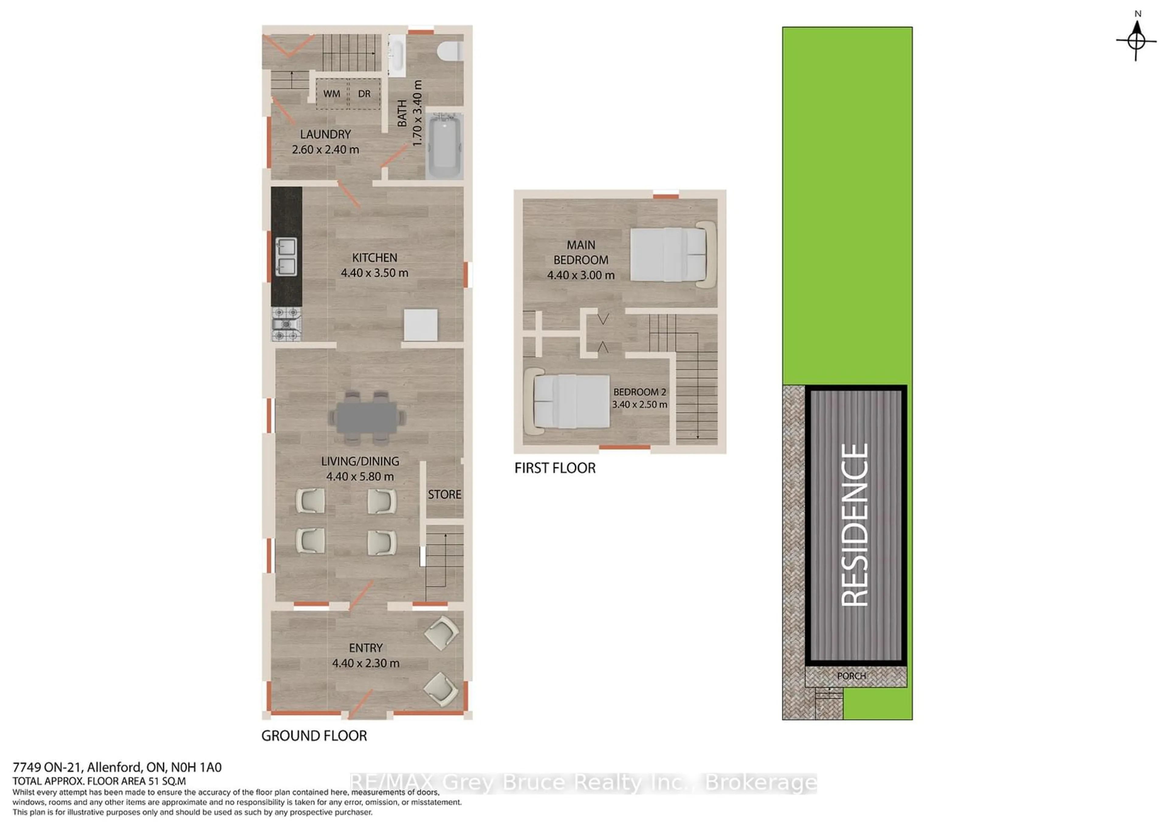 Floor plan for 7749 Highway 21, South Bruce Peninsula Ontario N0H 1A0