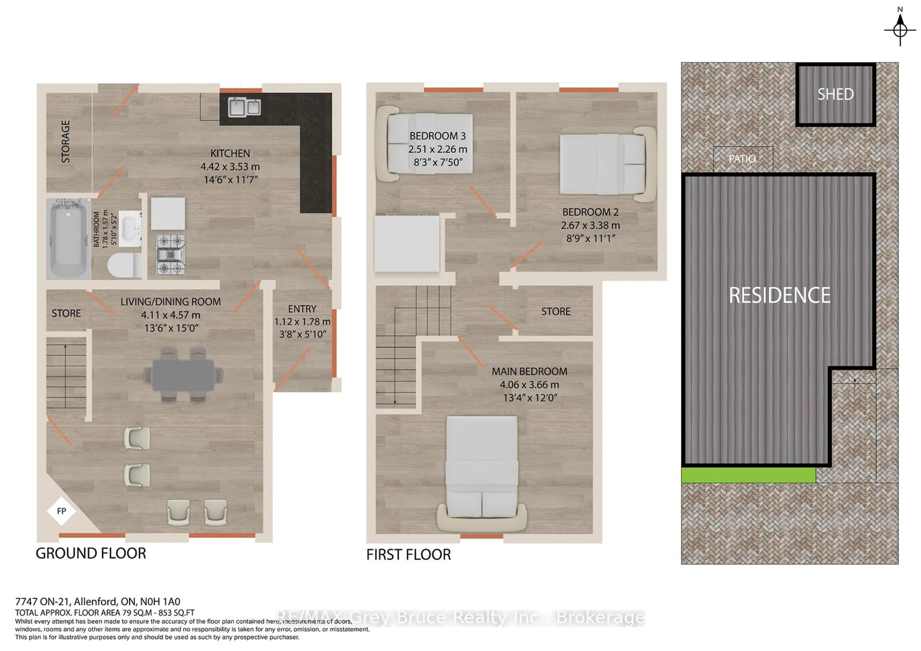 Floor plan for 7747 Highway 21, South Bruce Peninsula Ontario N0H 1A0