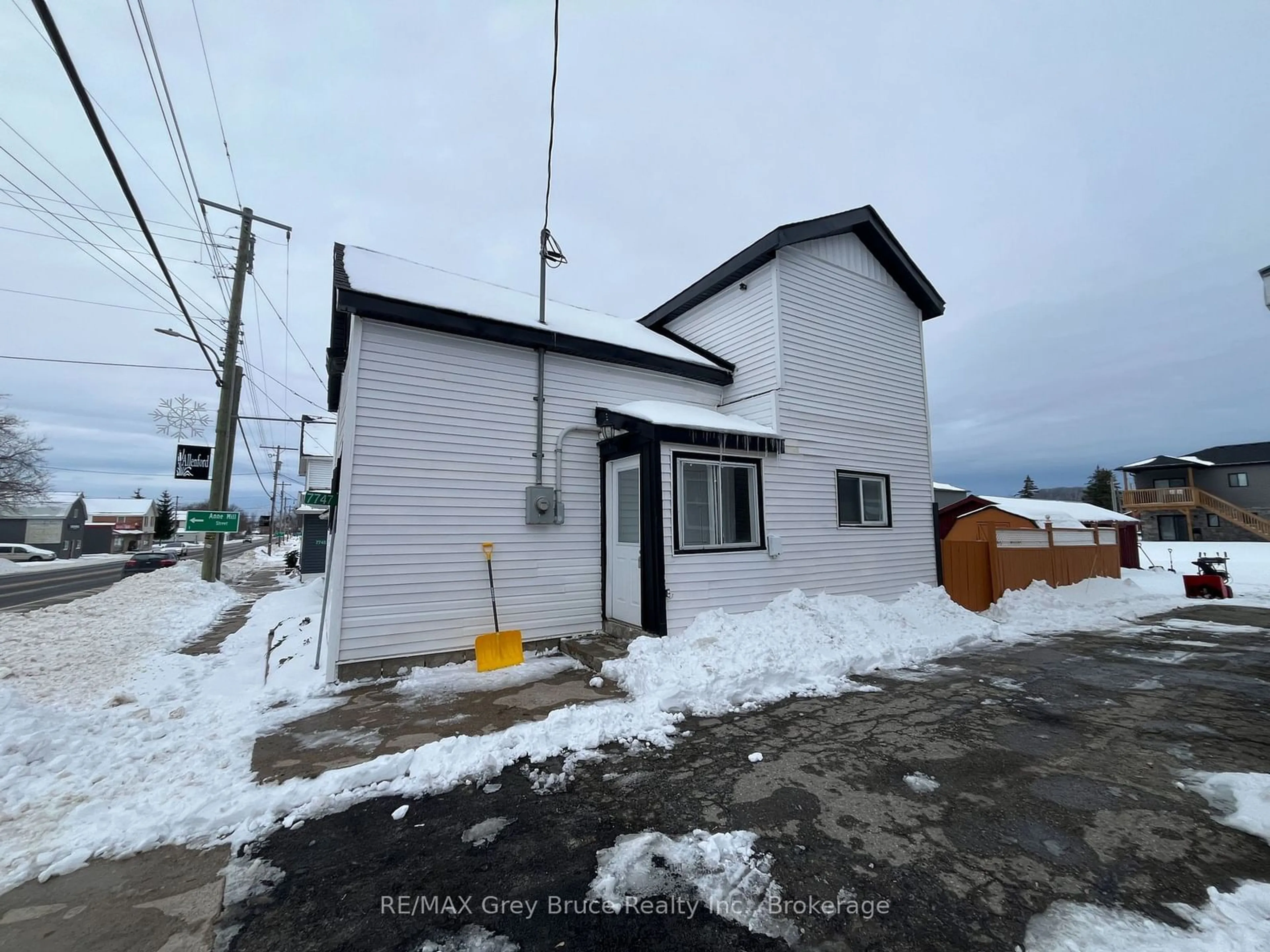 A pic from outside/outdoor area/front of a property/back of a property/a pic from drone, building for 7747 Highway 21 N/A, South Bruce Peninsula Ontario N0H 1A0