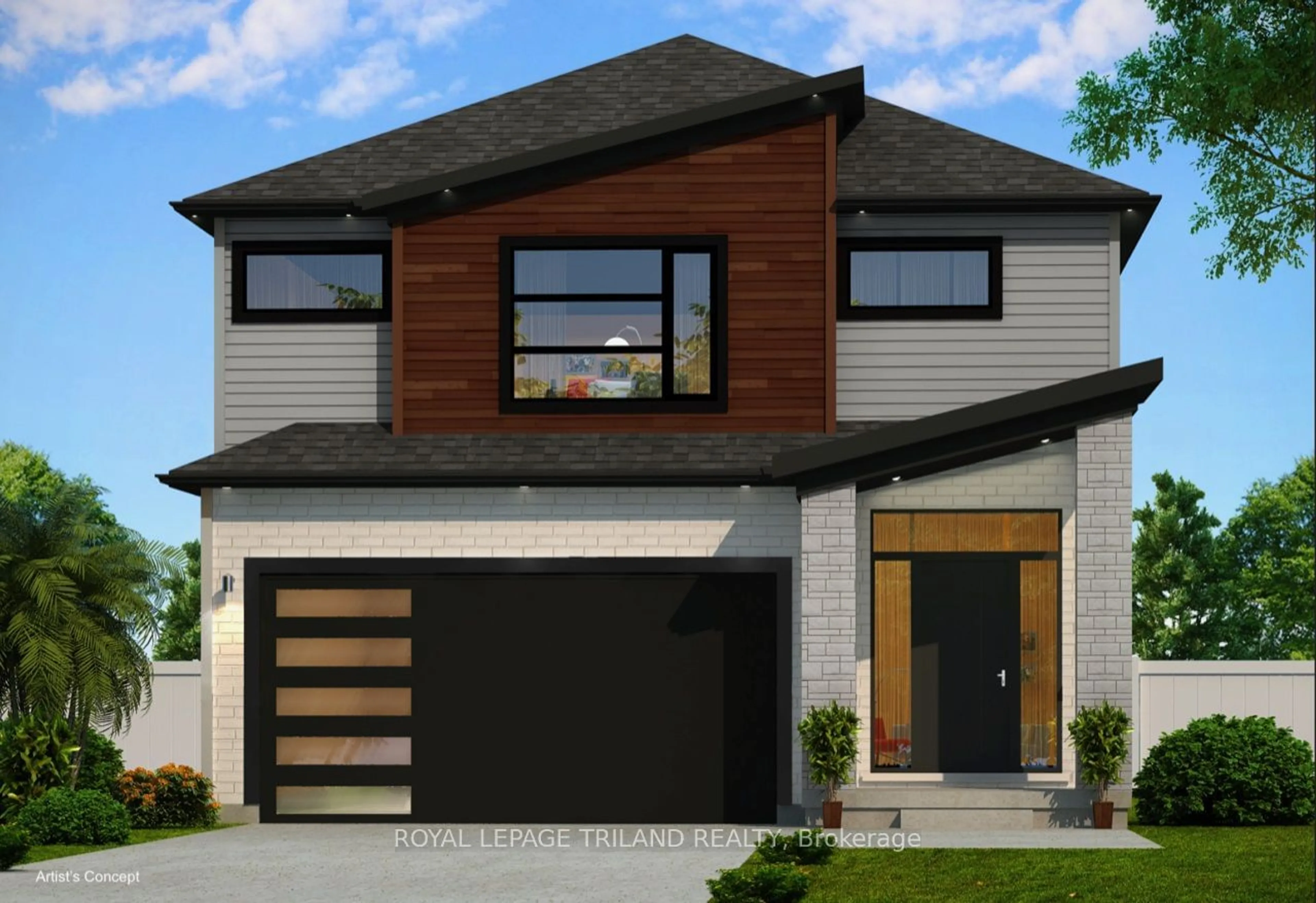 Home with brick exterior material, street for Lot 76 Liberty Crossing, London Ontario N6P 0L1