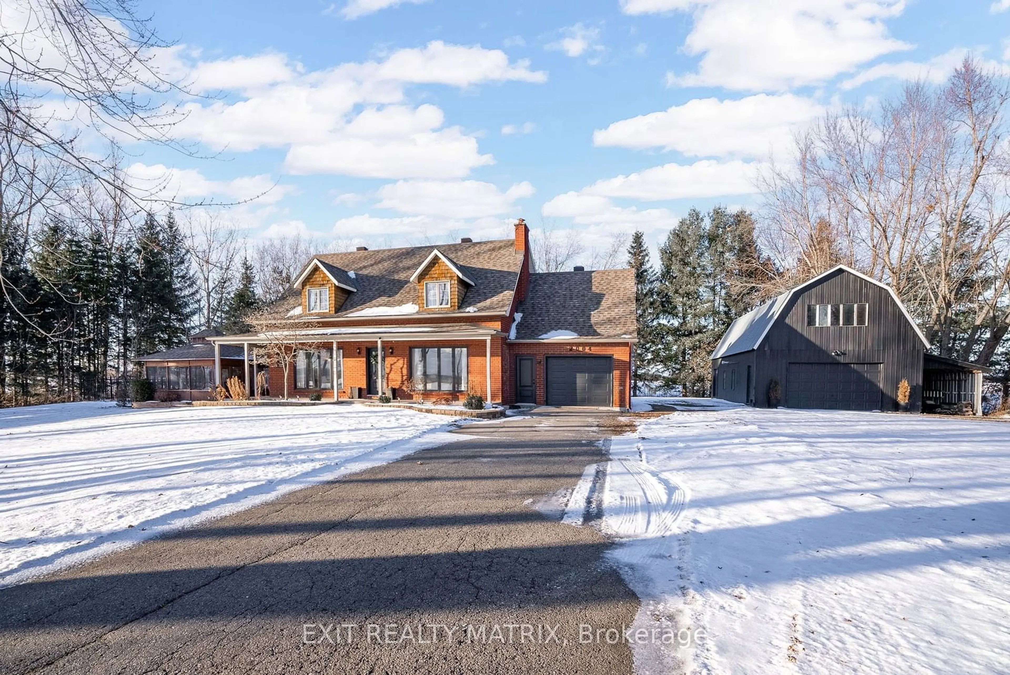 Home with brick exterior material, street for 2004 Route 700 W Rd, The Nation Ontario K0A 3C0