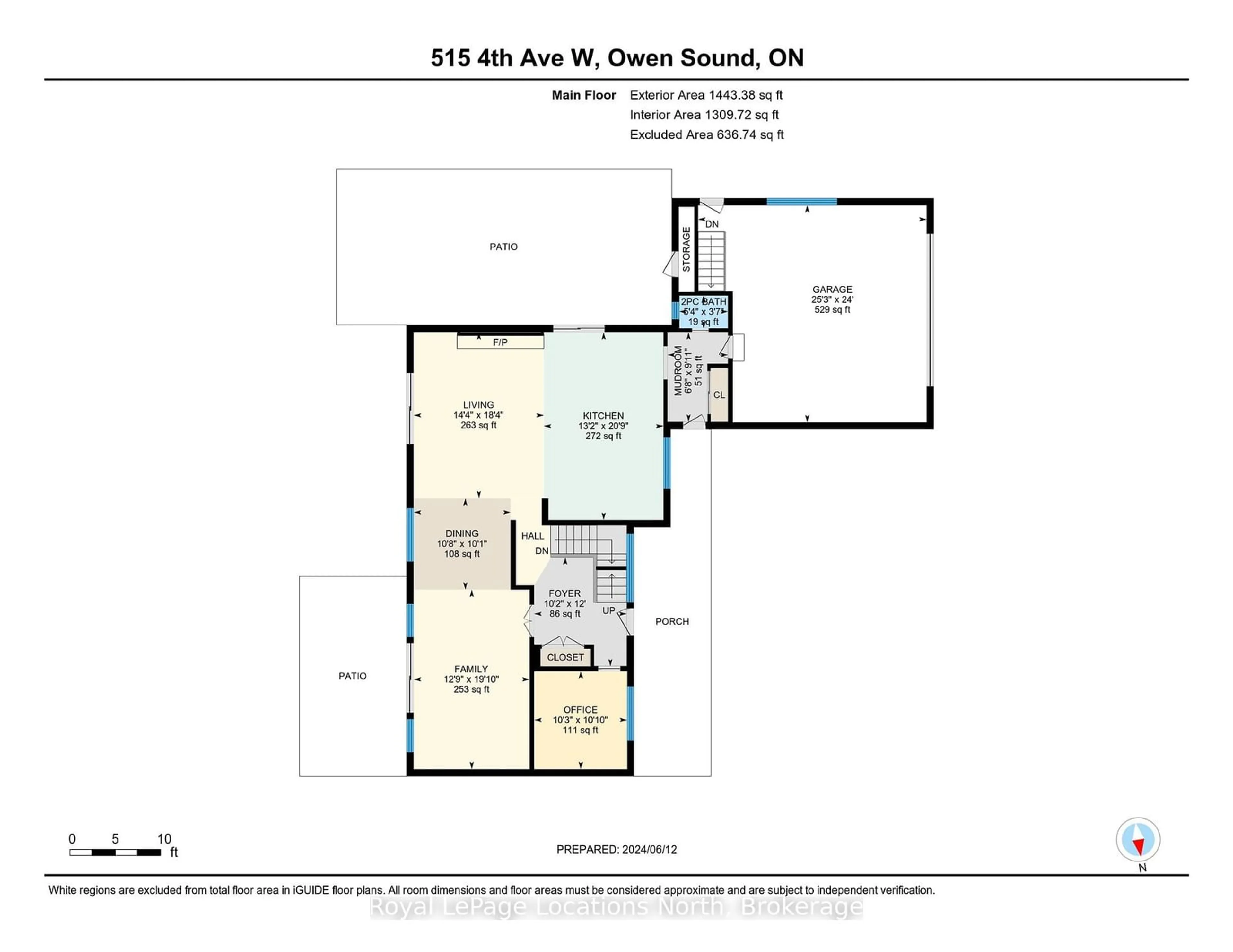 Floor plan for 515 4th Ave, Owen Sound Ontario N4K 4V3