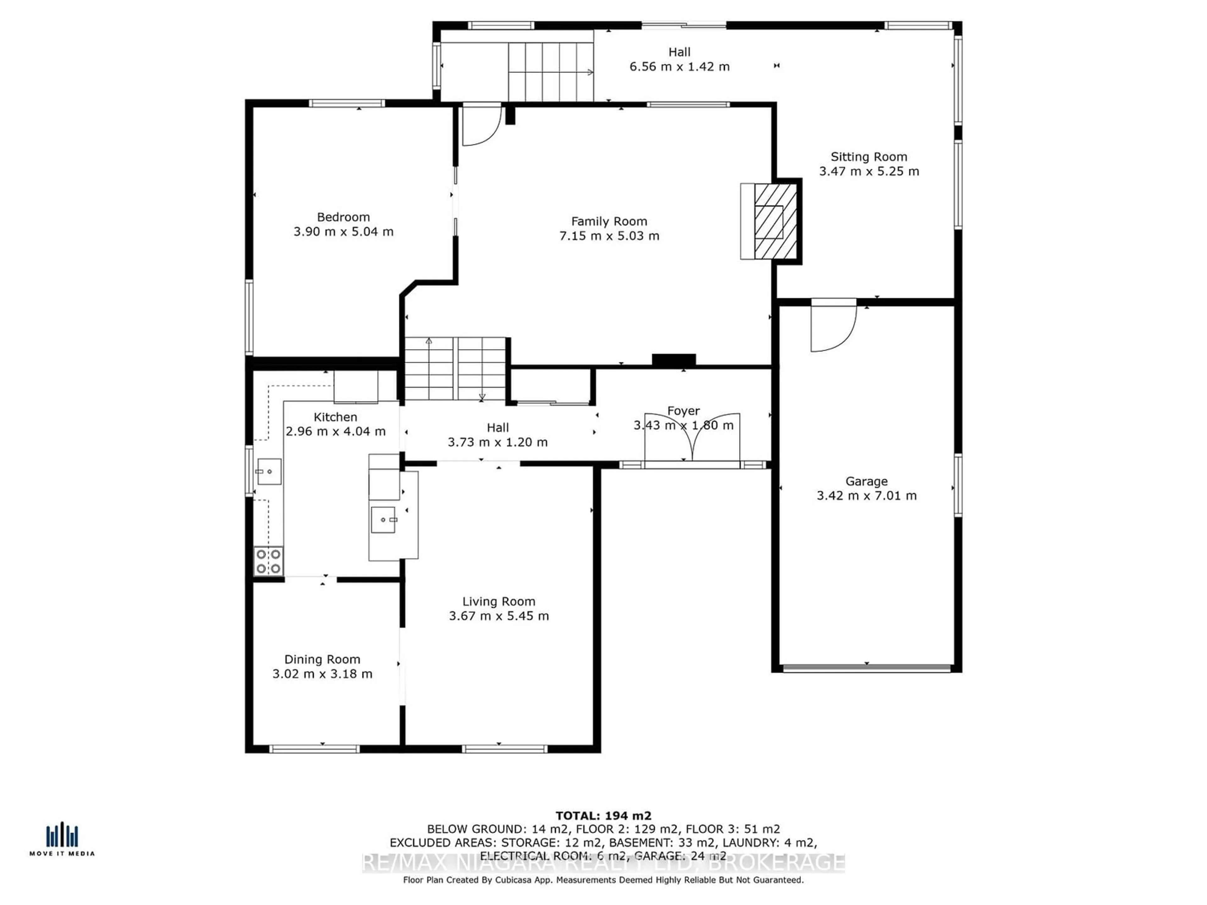 Floor plan for 7315 Mountjoy Crt, Niagara Falls Ontario L2J 3T1