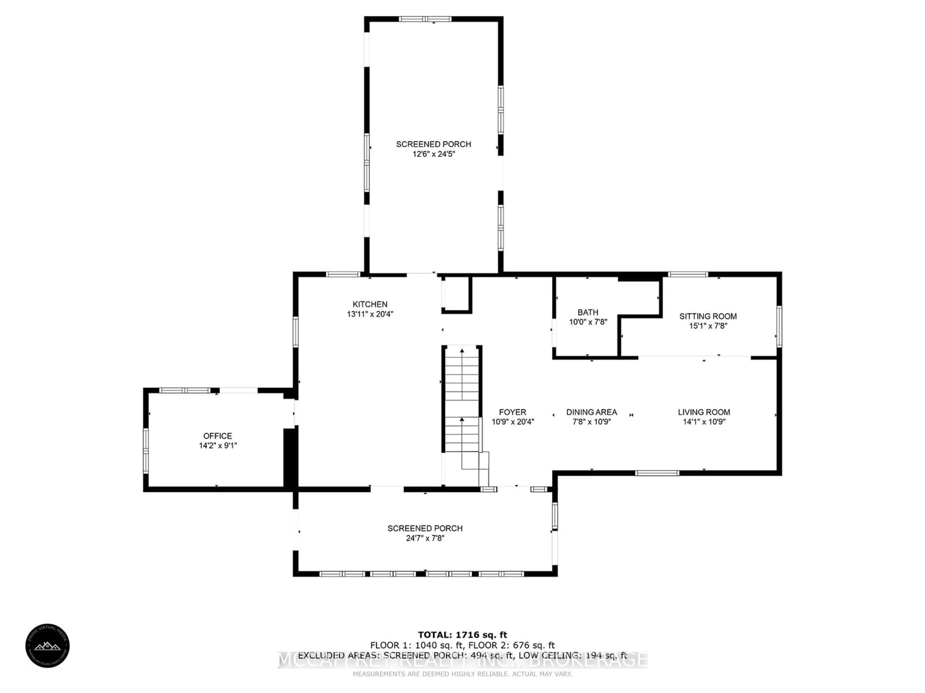 Floor plan for 1549 DOYLE Rd, Loyalist Ontario K0H 1G0