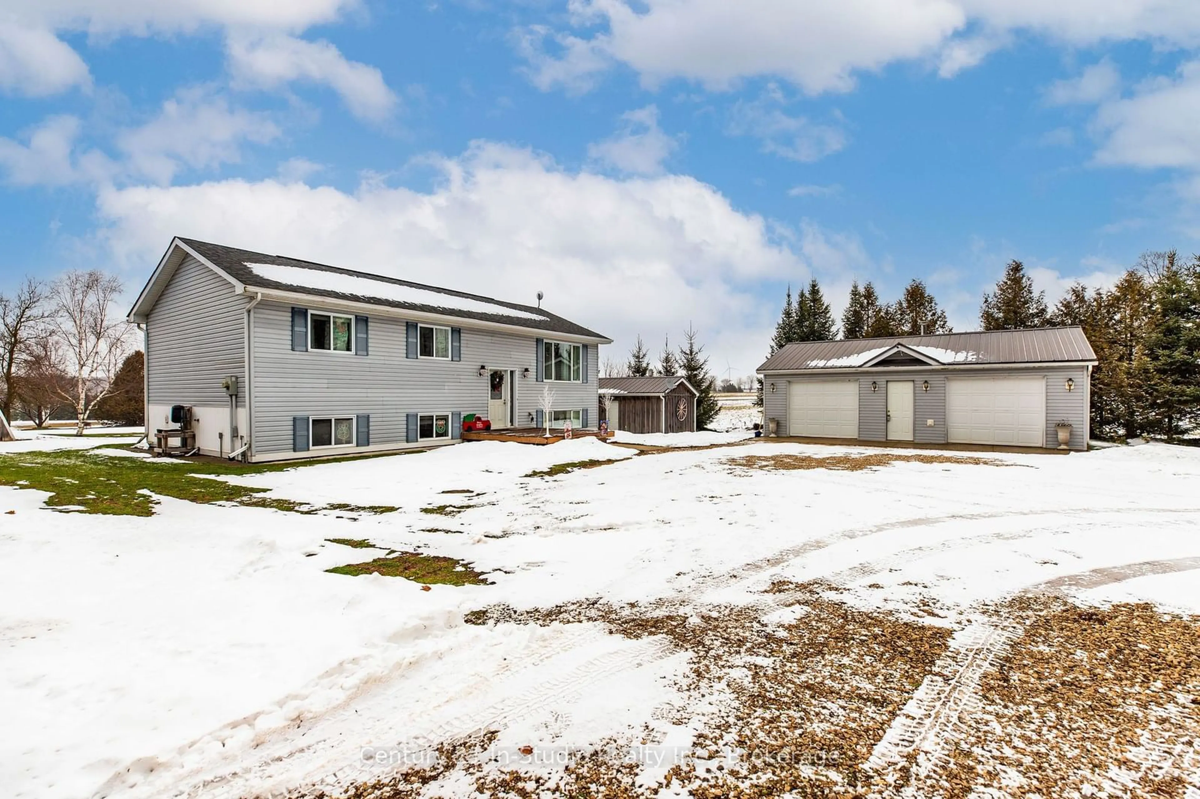 A pic from outside/outdoor area/front of a property/back of a property/a pic from drone, mountain view for 307403 CENTRE LINE A, Grey Highlands Ontario N0C 1L0