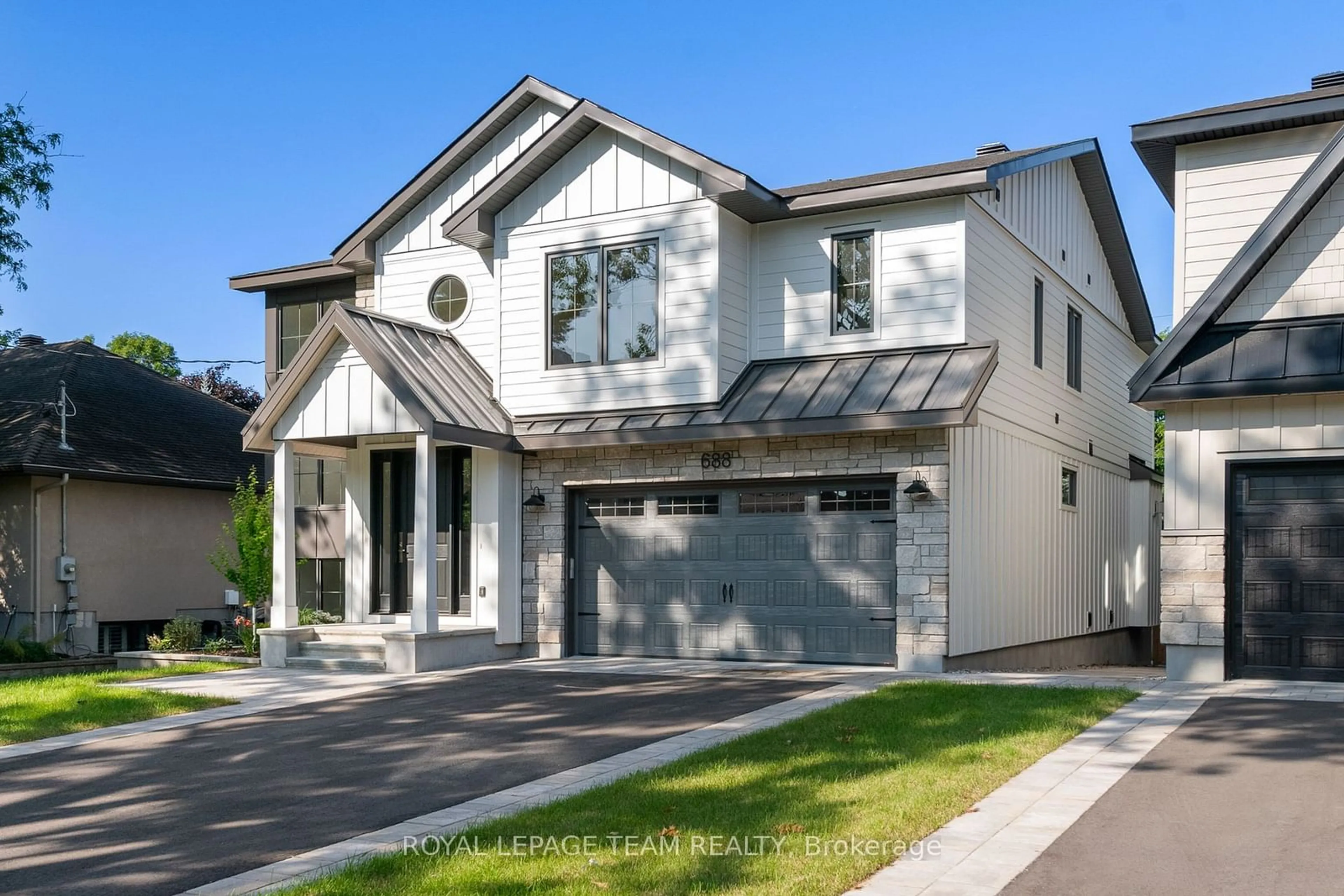 Home with vinyl exterior material, street for 688 Hillcrest Ave, Ottawa Ontario K2A 2N3