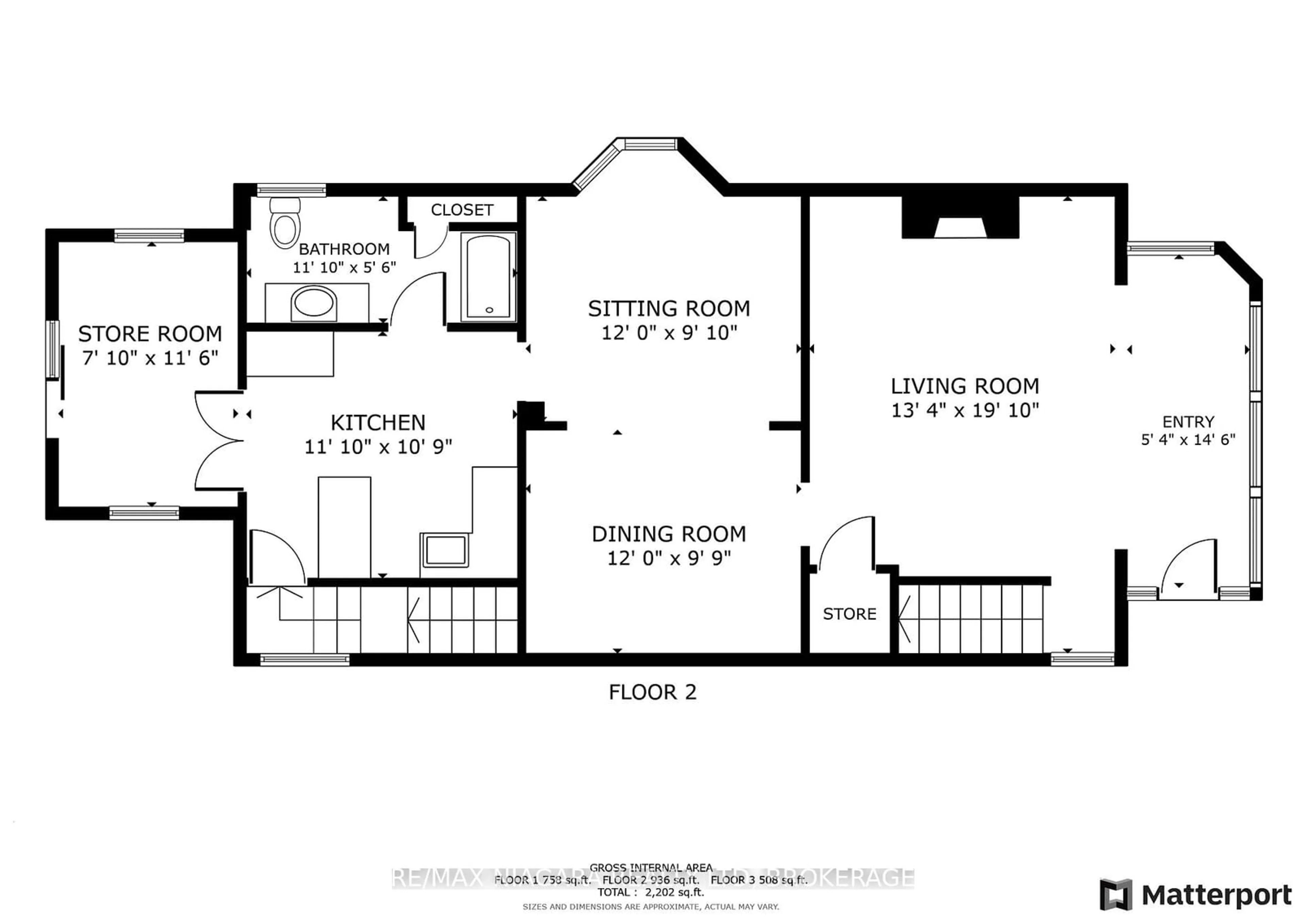 Floor plan for 263 Humboldt Pkwy, Port Colborne Ontario L3K 2H7