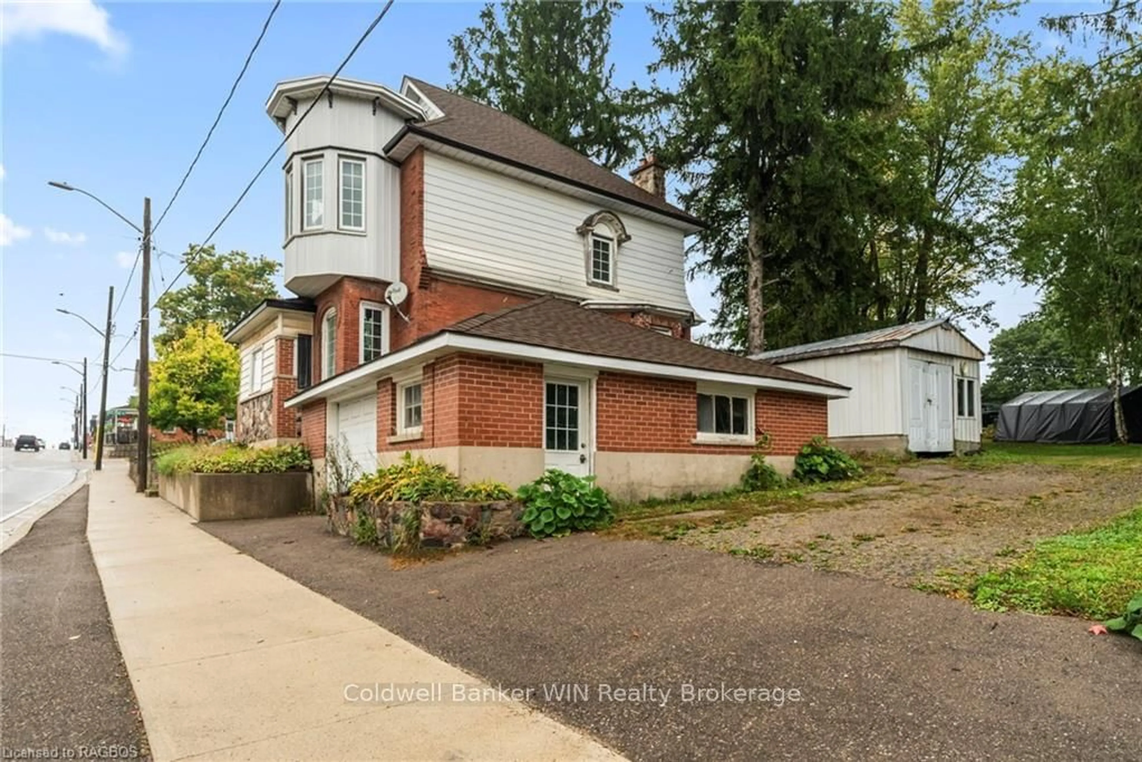 Home with brick exterior material, street for 317 GEORGE St, Wellington North Ontario N0G 1A0