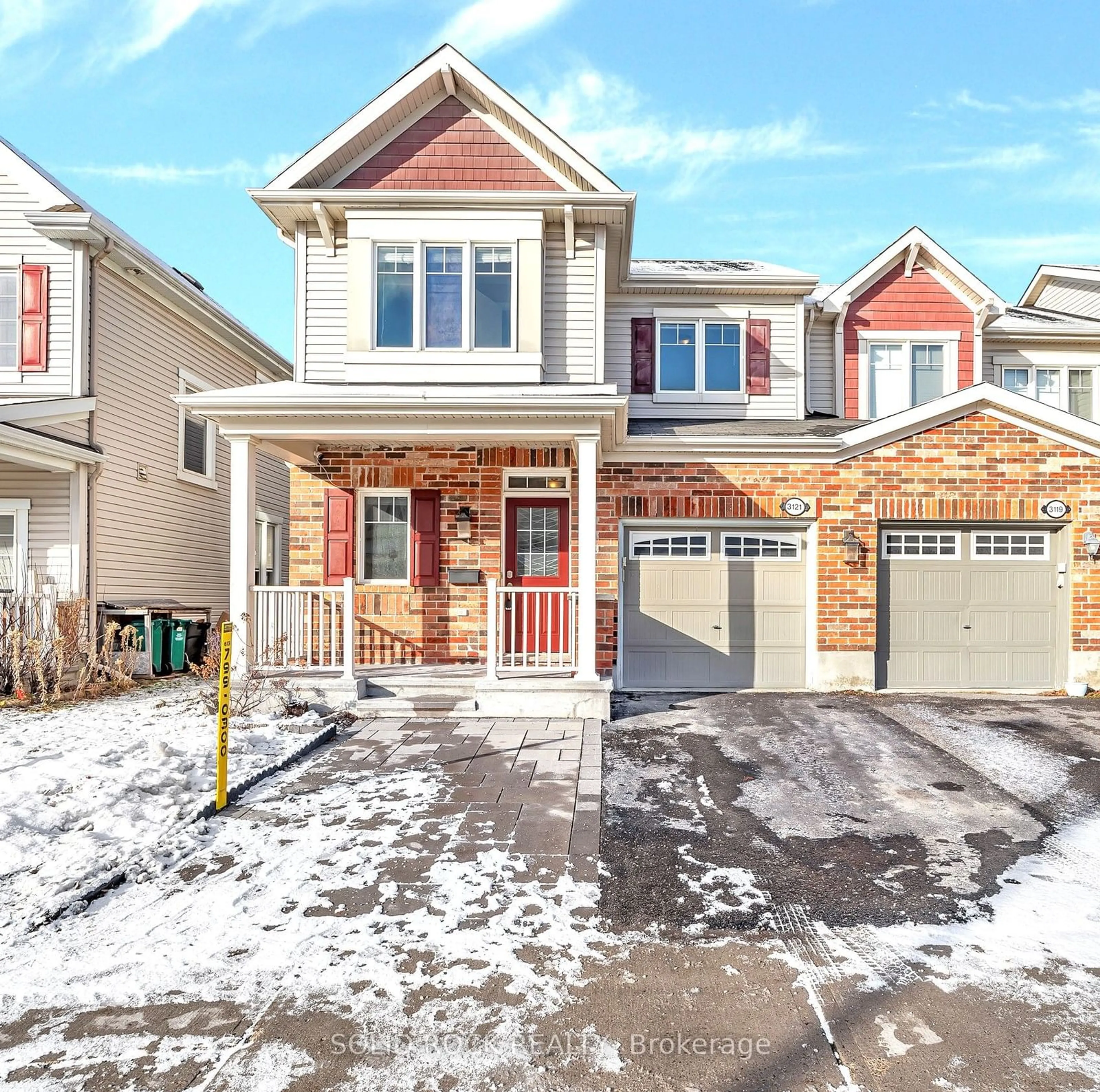 Home with brick exterior material, street for 3121 BURRITTS RAPIDS Pl, Barrhaven Ontario K2J 0S8