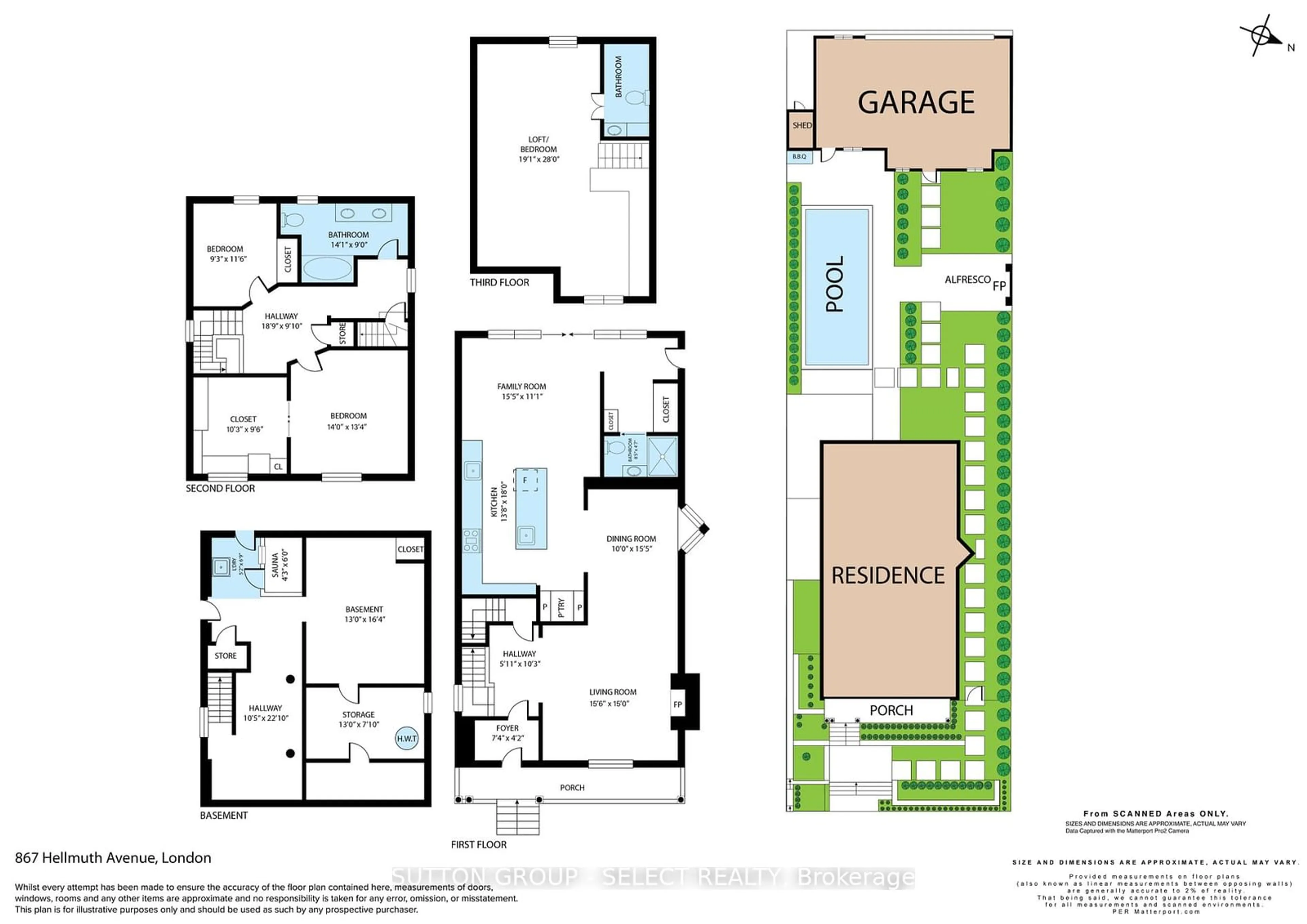 Floor plan for 867 Hellmuth Ave, London Ontario N6A 3T9