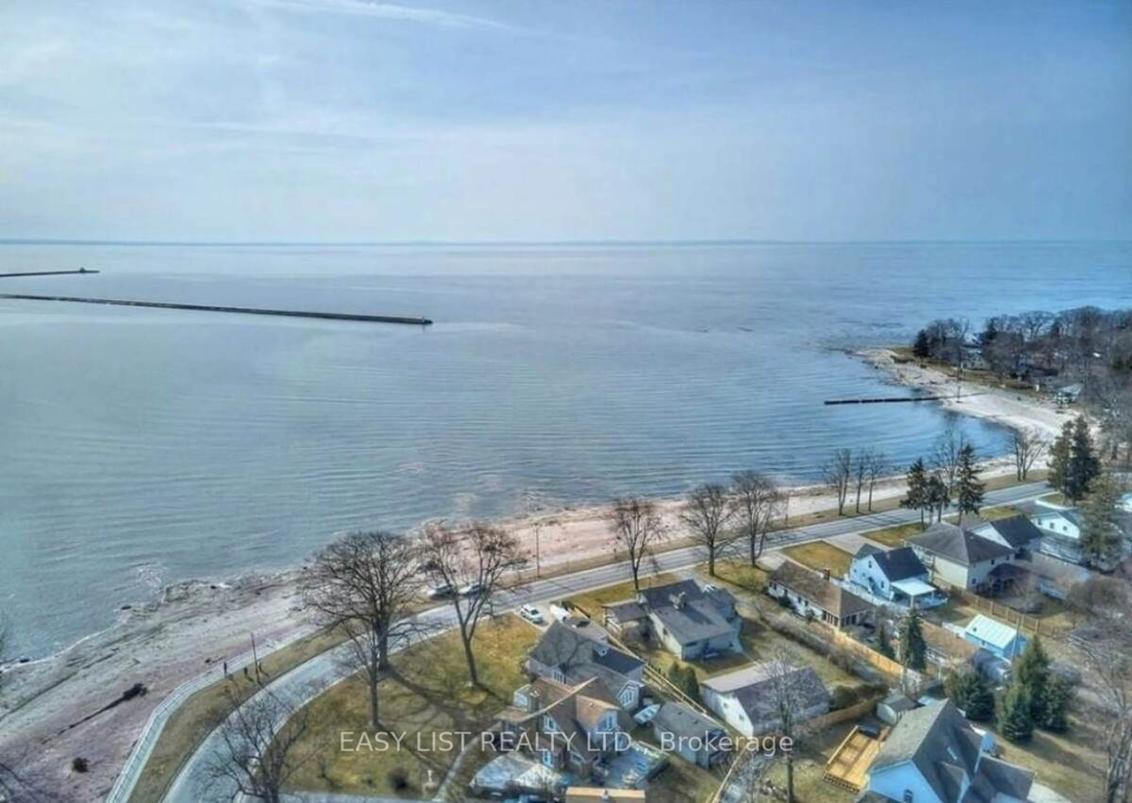 A pic from outside/outdoor area/front of a property/back of a property/a pic from drone, water/lake/river/ocean view for 6 Heron Pointe N/A, Port Colborne Ontario L3K 6A9