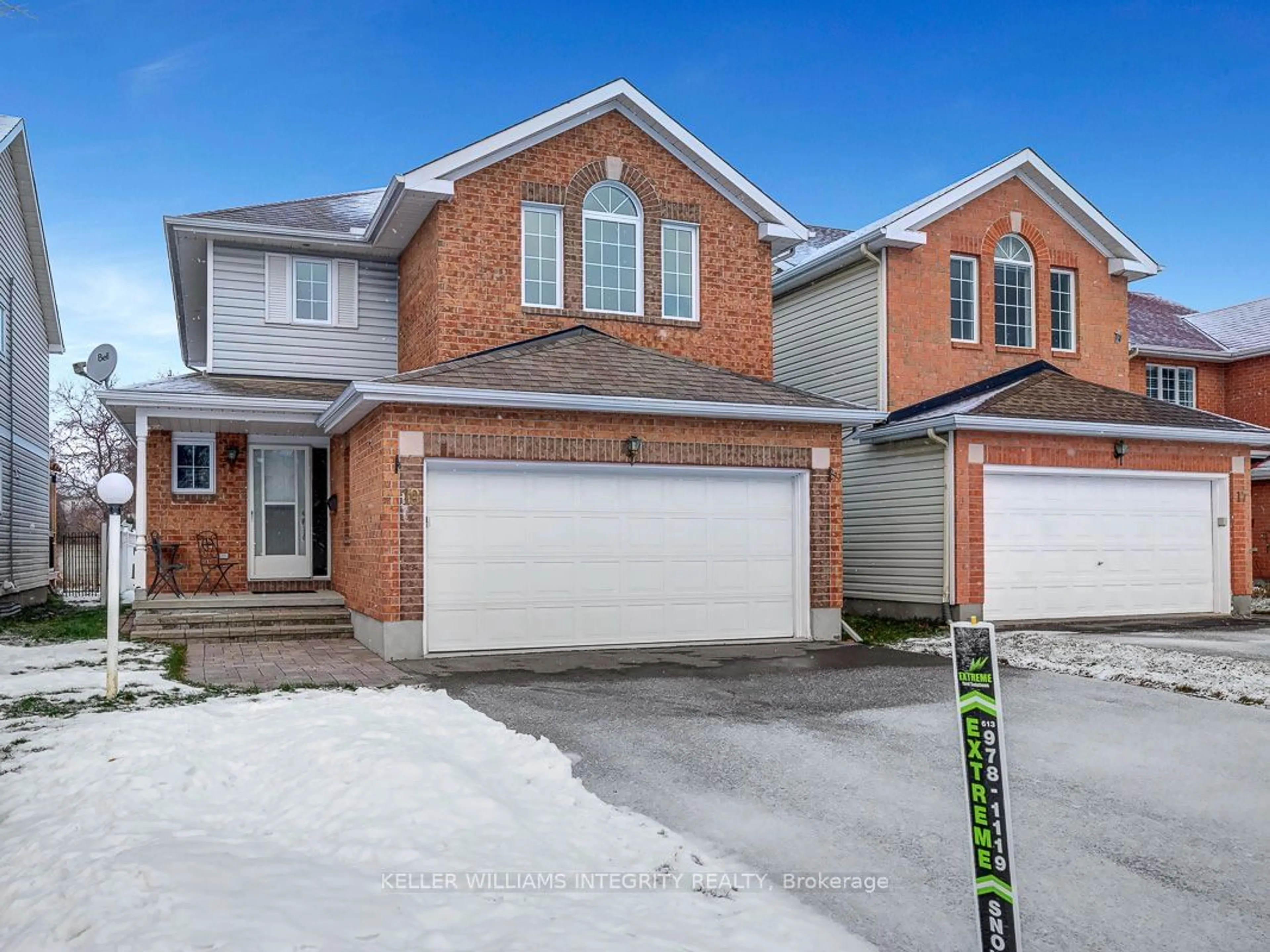 Home with brick exterior material, street for 19 Armagh Way, Barrhaven Ontario K2J 4C3