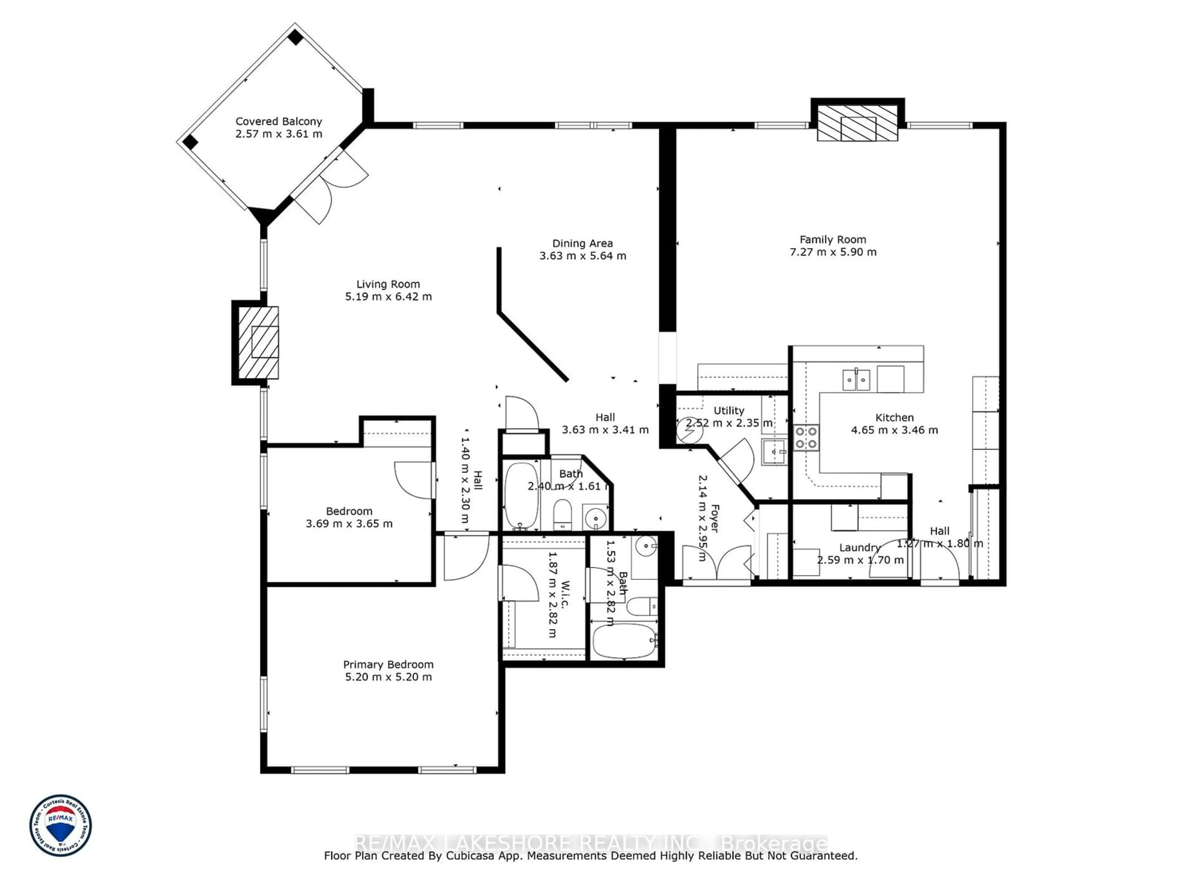 Floor plan for 220 Church St #101, Cobourg Ontario K9A 3V9