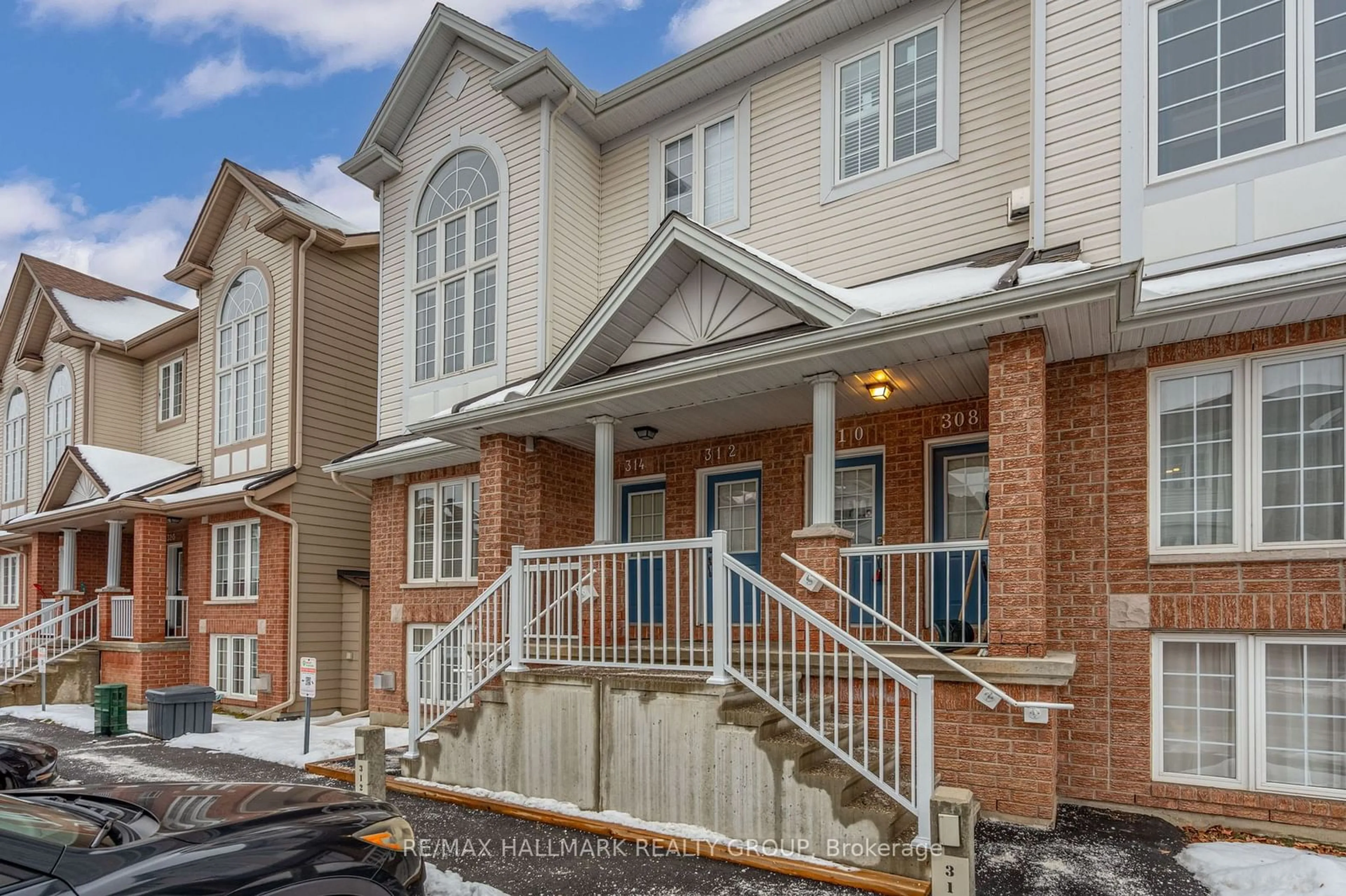 Home with brick exterior material, street for 312 Wiffen #4, Bells Corners and South to Fallowfield Ontario K2H 1G3