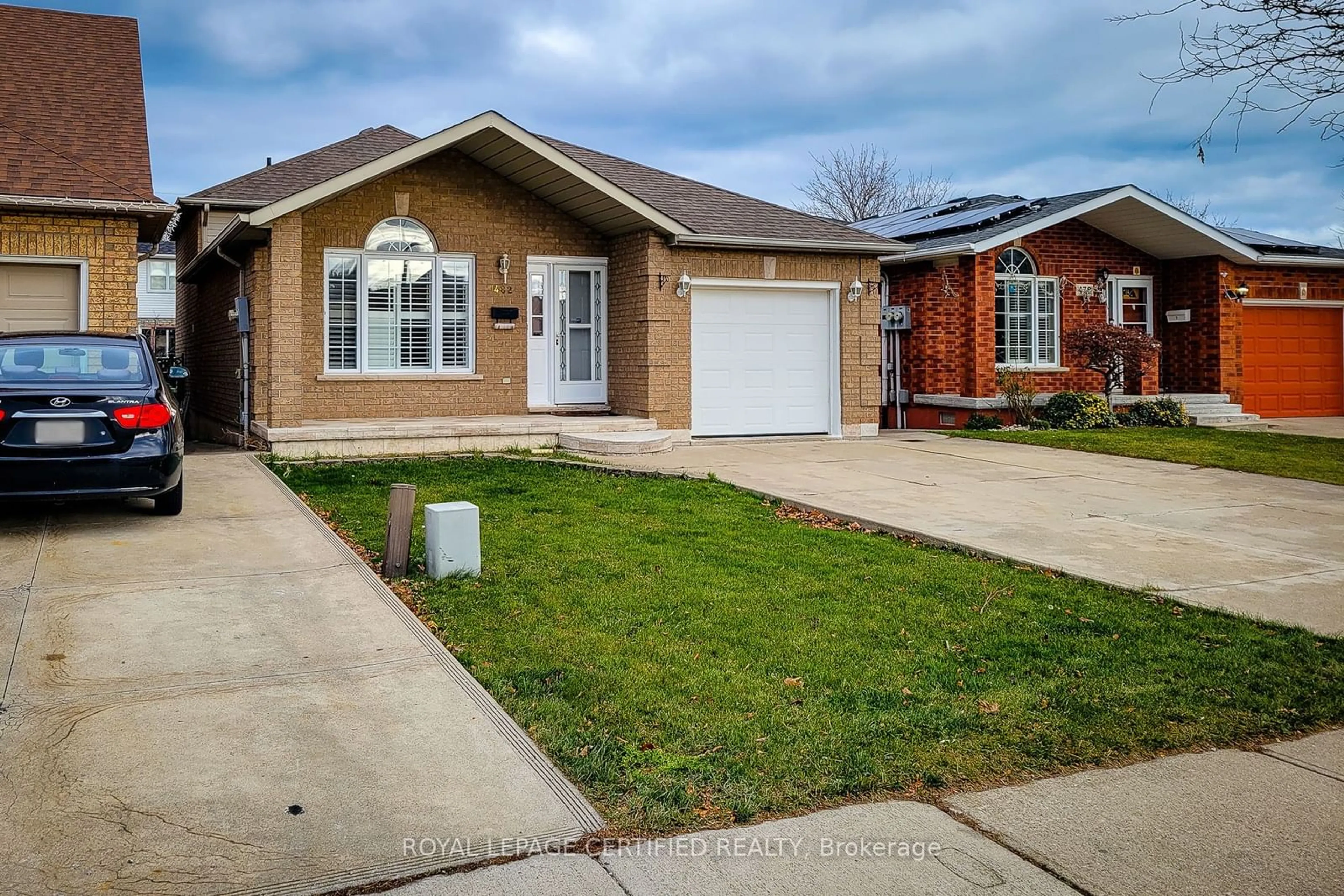 Home with brick exterior material, street for 482 Berkindale Dr, Hamilton Ontario L8E 5B6