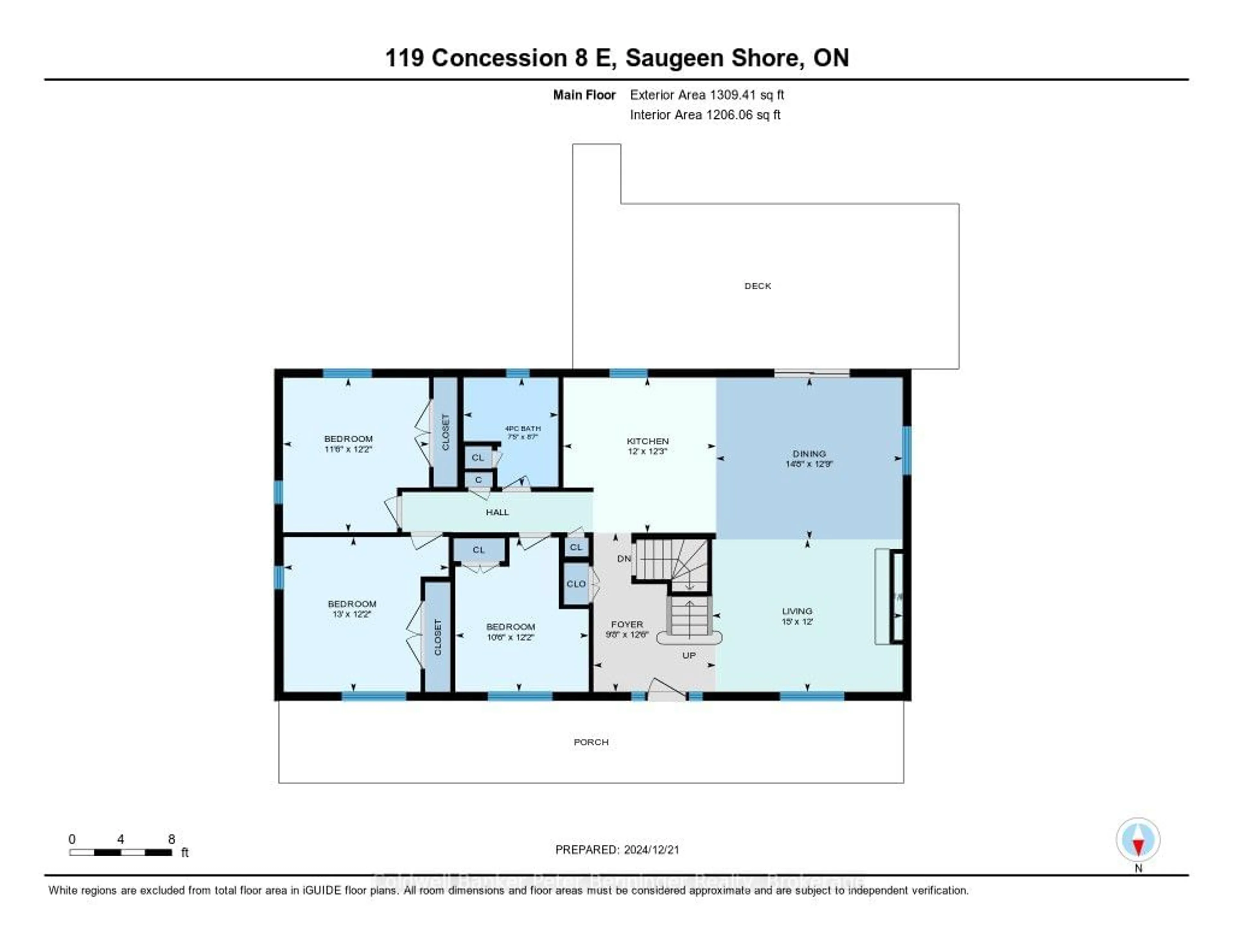 Floor plan for 119 Concession 8 Rd, Saugeen Shores Ontario N0H 2C6