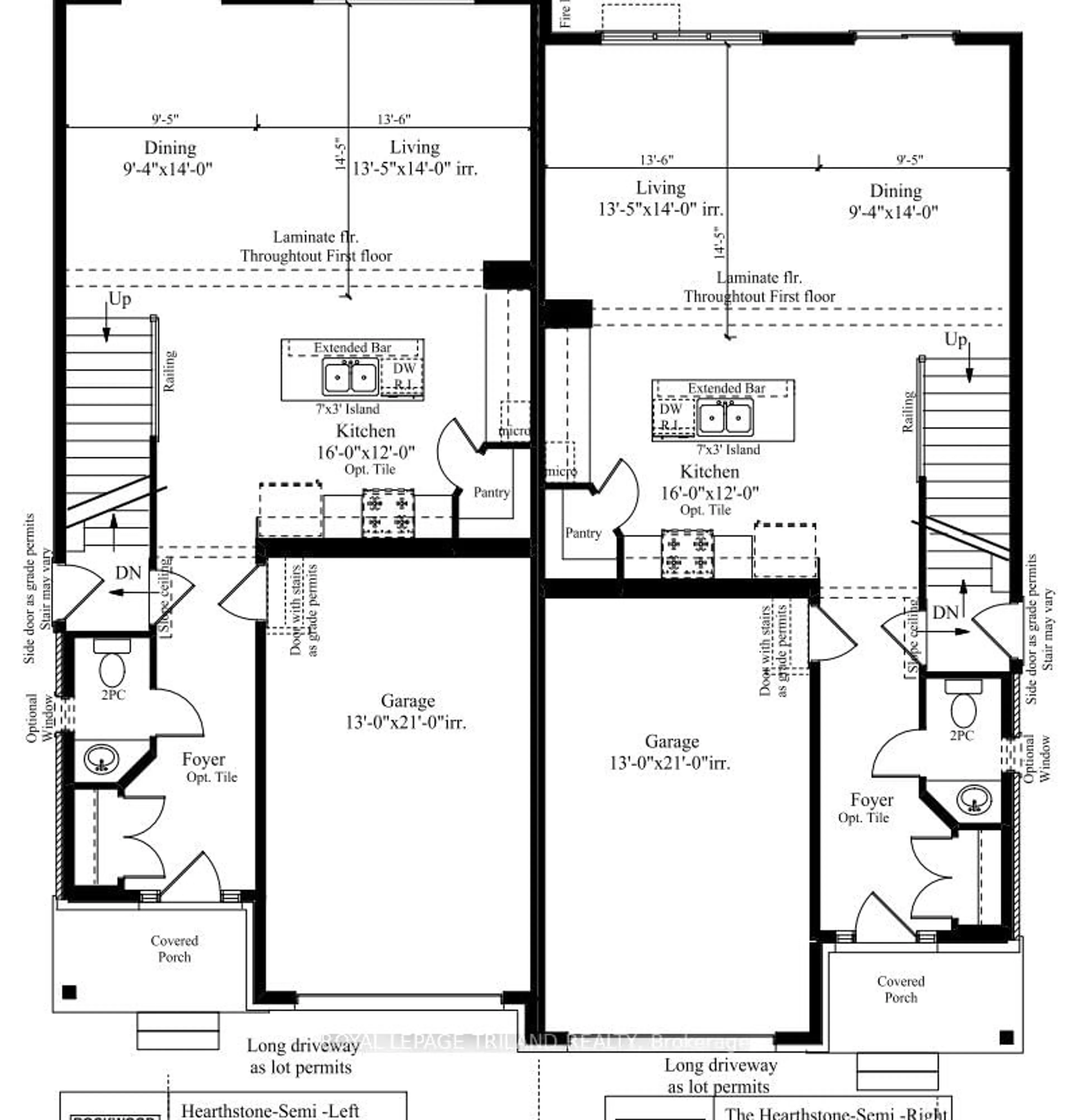 Floor plan for 226B ST GEORGE St #B, West Perth Ontario N0K 1N0