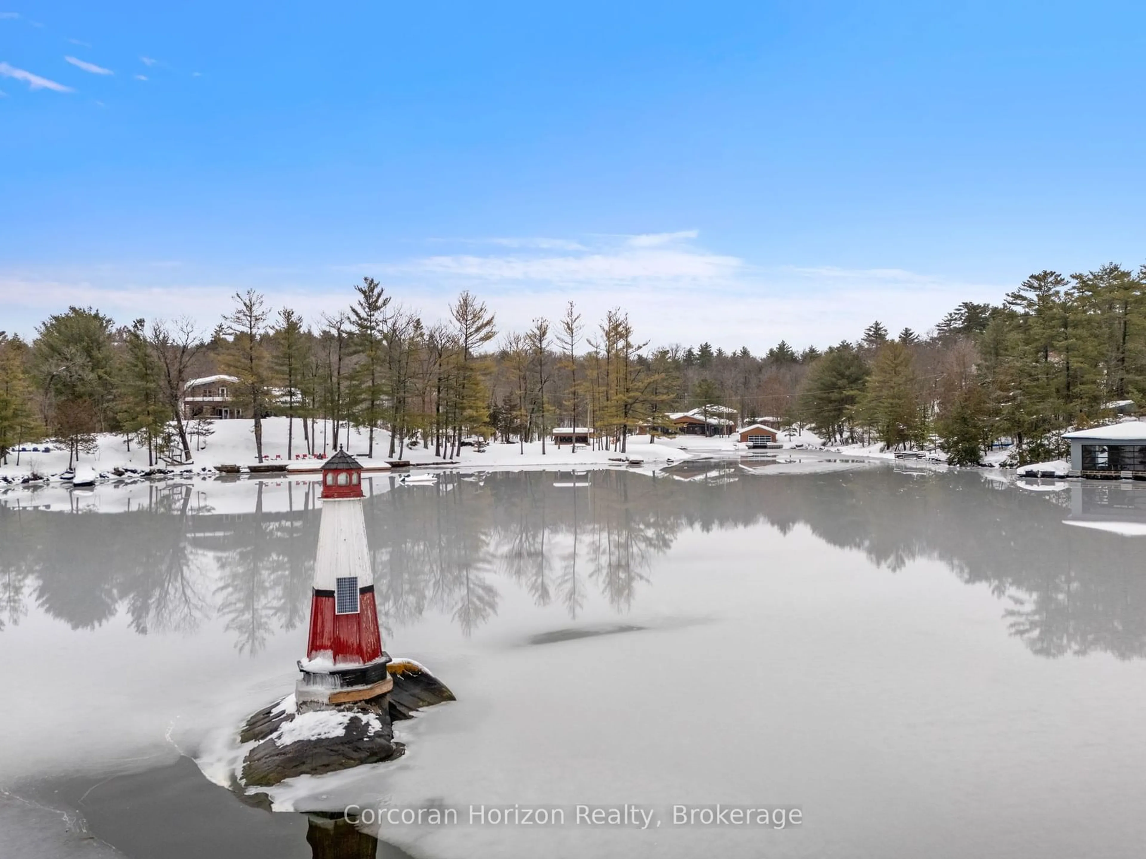 A pic from outside/outdoor area/front of a property/back of a property/a pic from drone, water/lake/river/ocean view for 308 O'HARA POINT Rd, Georgian Bay Ontario L0K 1S0