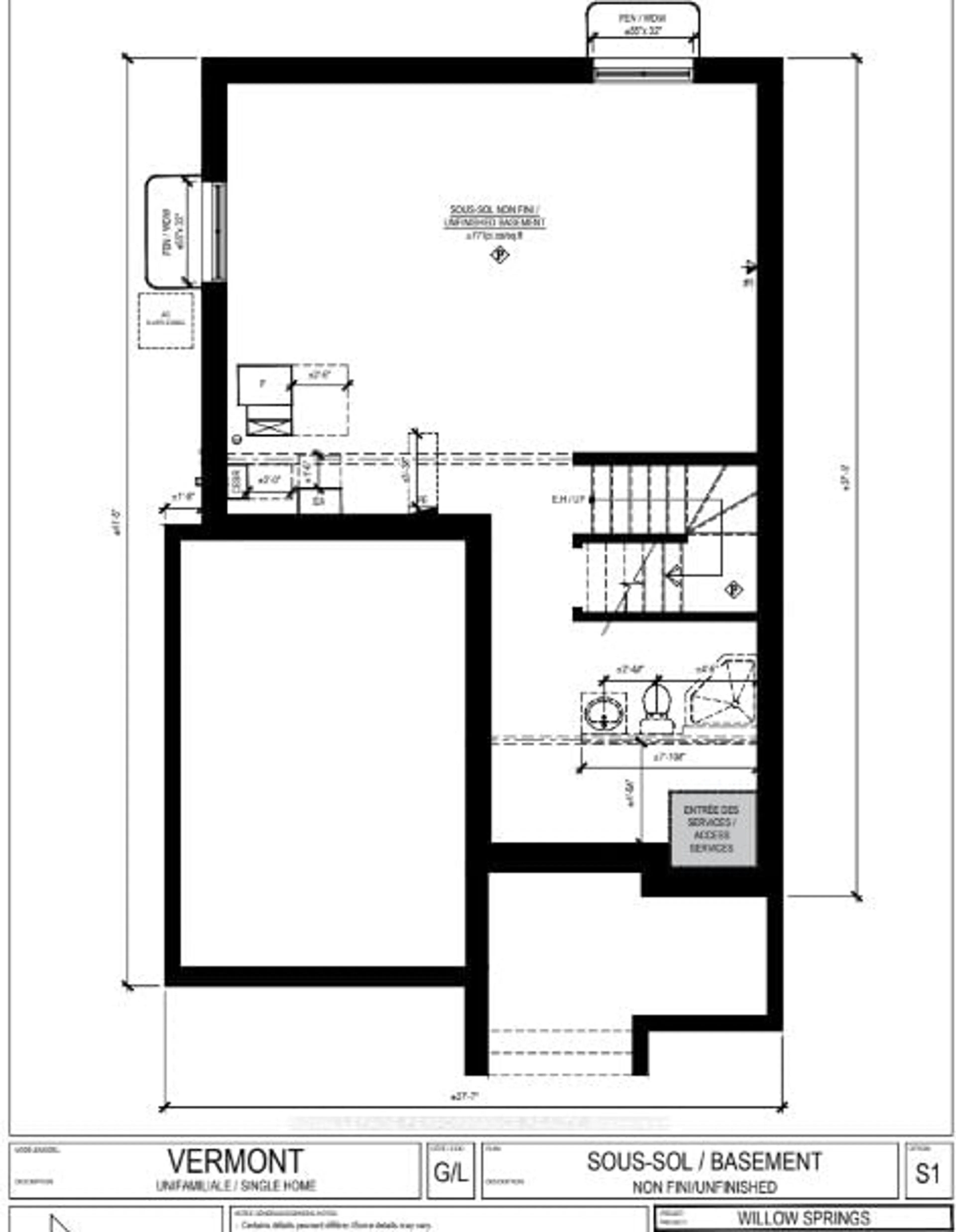 Floor plan for Lot 7B Juniper St, The Nation Ontario K0A 2M0