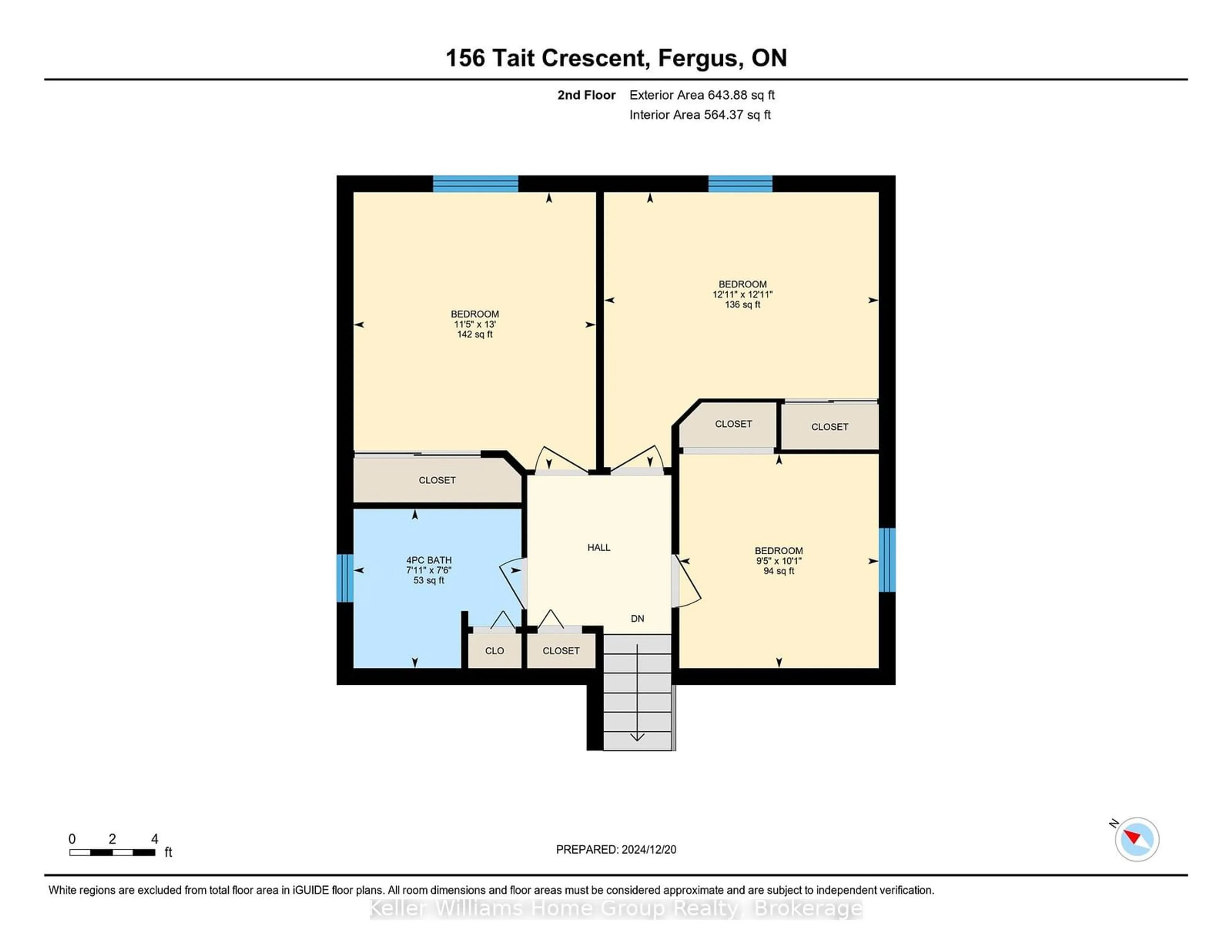 Floor plan for 156 Tait Cres, Centre Wellington Ontario N1M 3P5