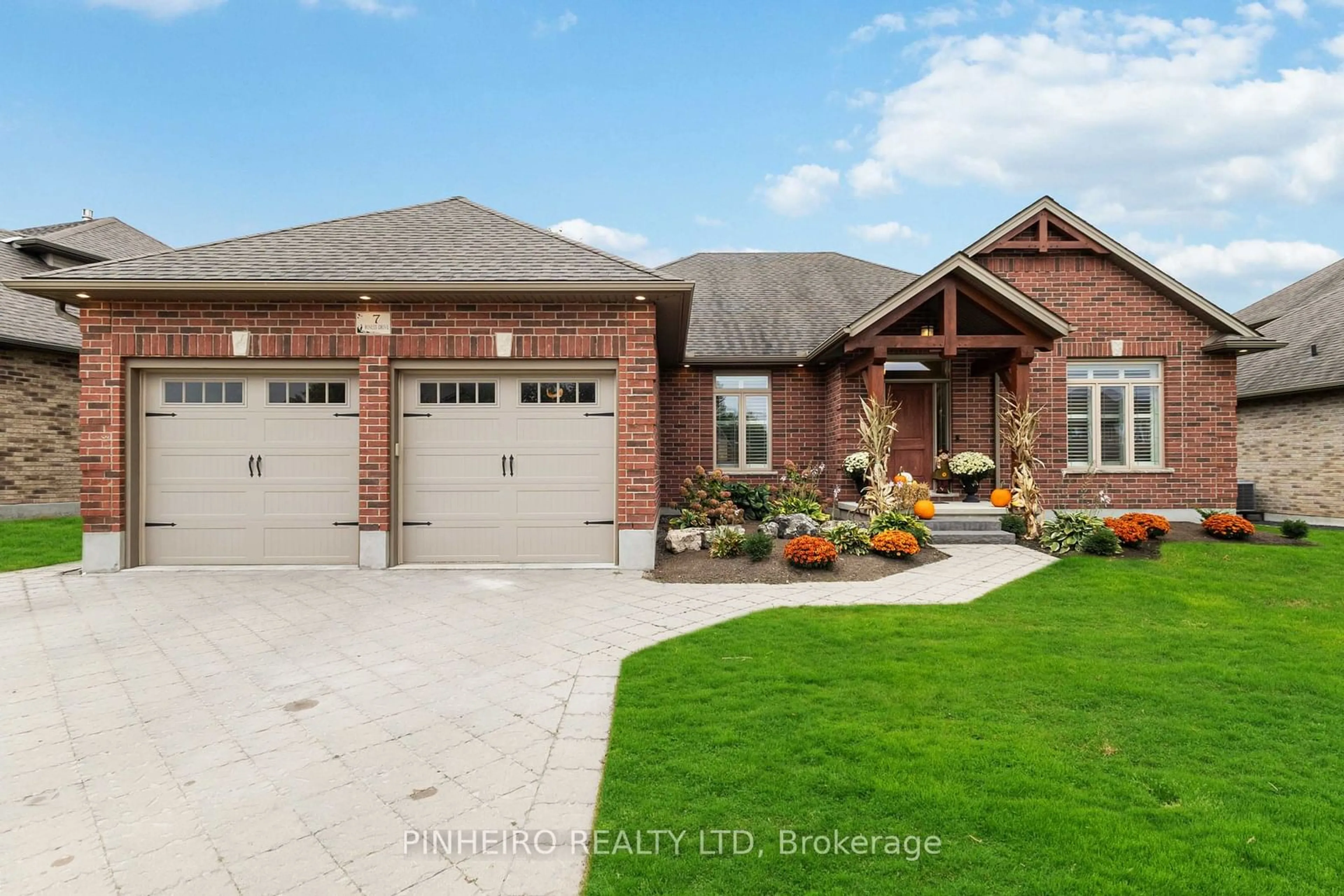 Home with brick exterior material, street for 7 Riness Dr, Thames Centre Ontario N0L 1G3