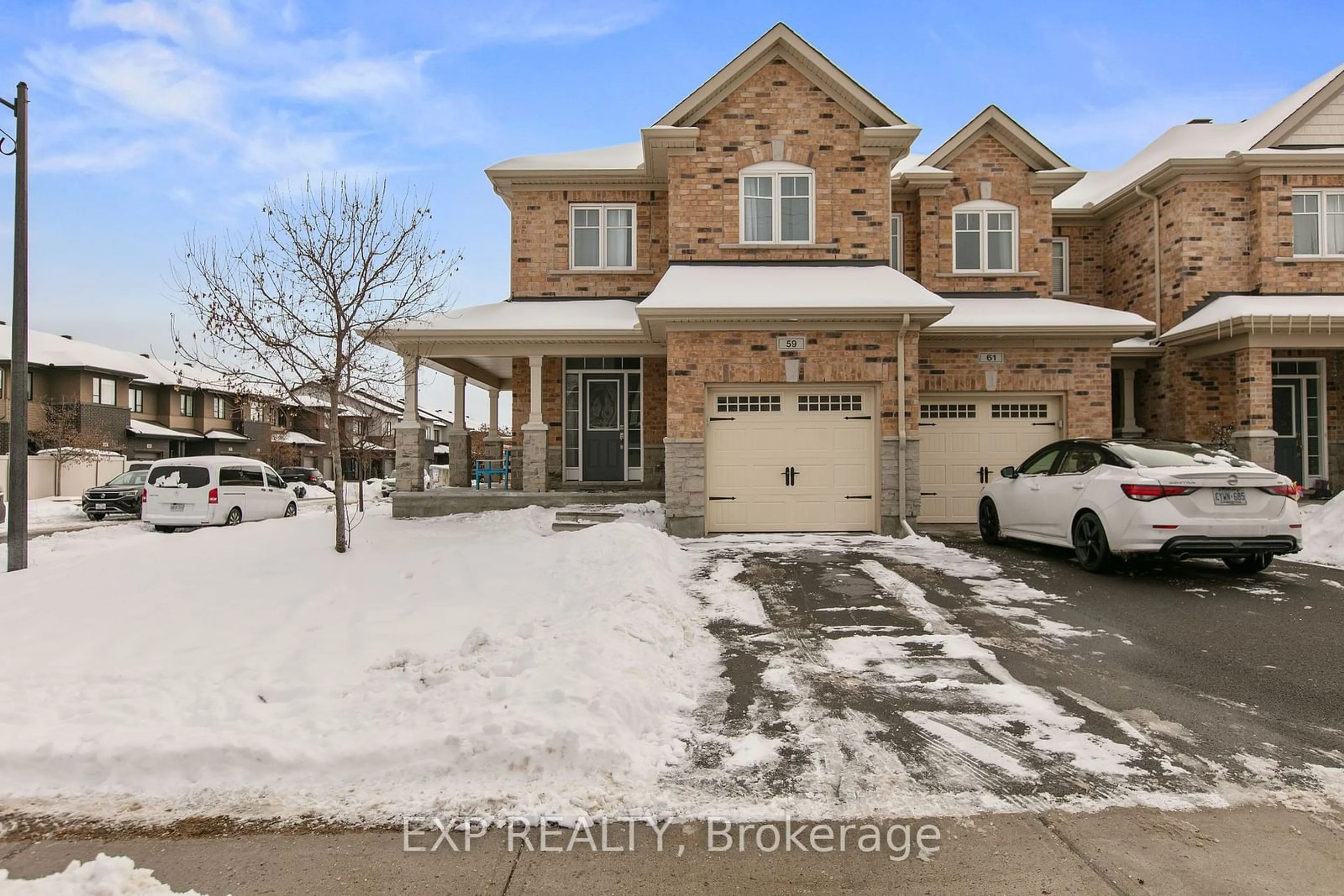 Home with brick exterior material, street for 59 Tapadero Ave, Kanata Ontario K2V 0E1