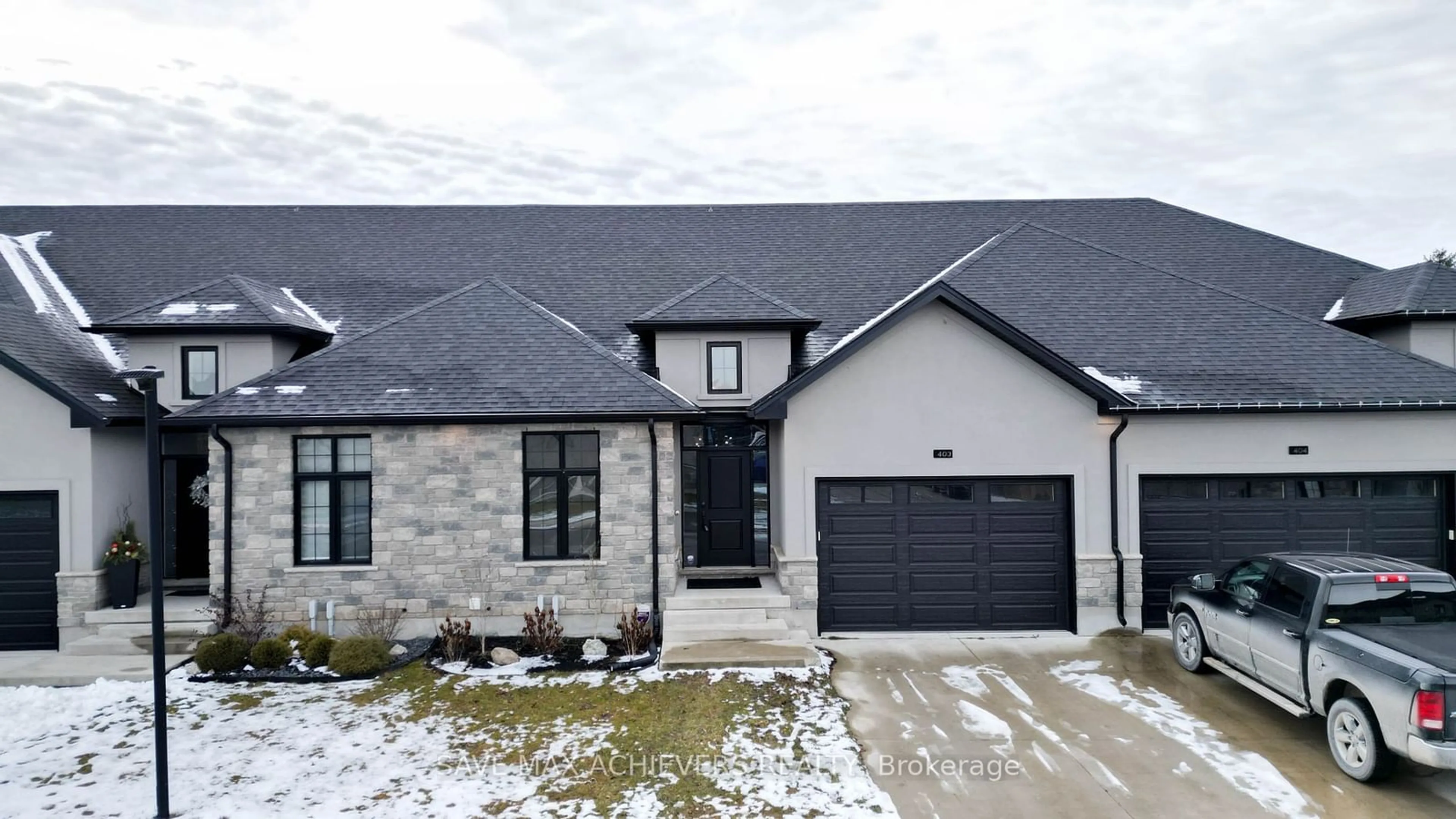 Home with brick exterior material, street for 9861 Glendon Dr #403, Middlesex Centre Ontario N0L 1R0