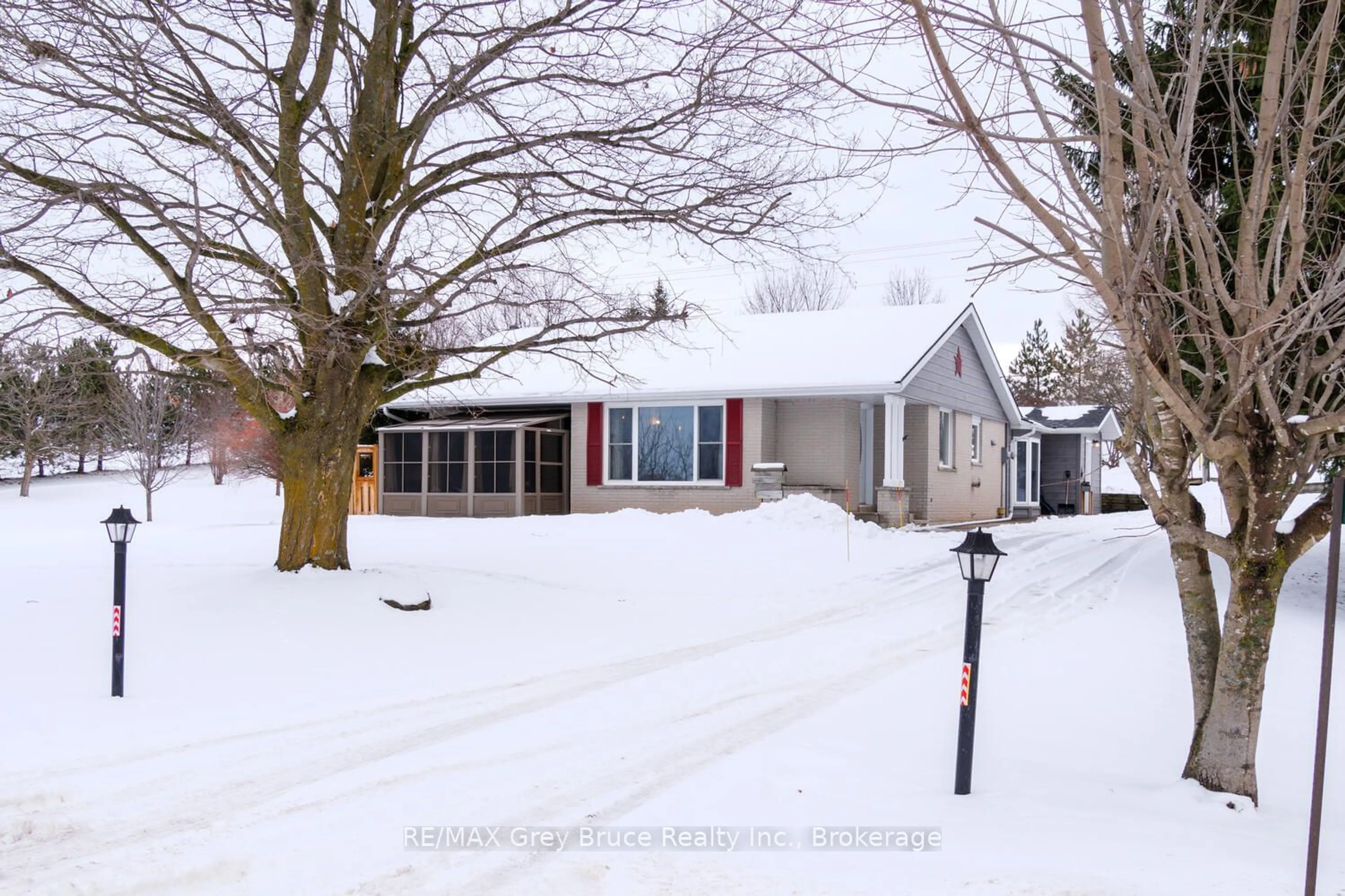 A pic from outside/outdoor area/front of a property/back of a property/a pic from drone, street for 217785 3 derby Rd, Owen Sound Ontario N4K 5N5