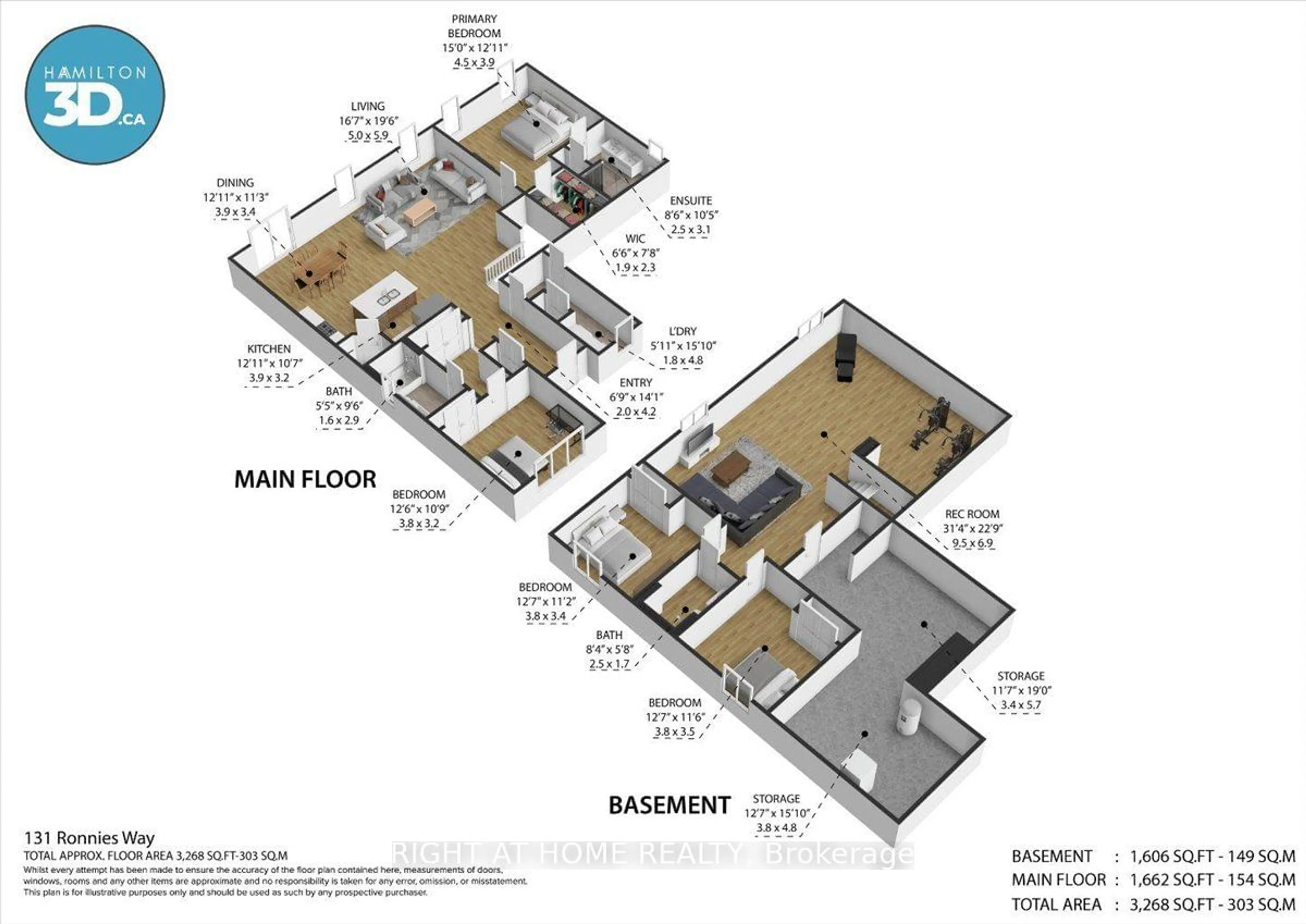 Floor plan for 131 Ronnies Way, Wellington North Ontario N0G 2L2