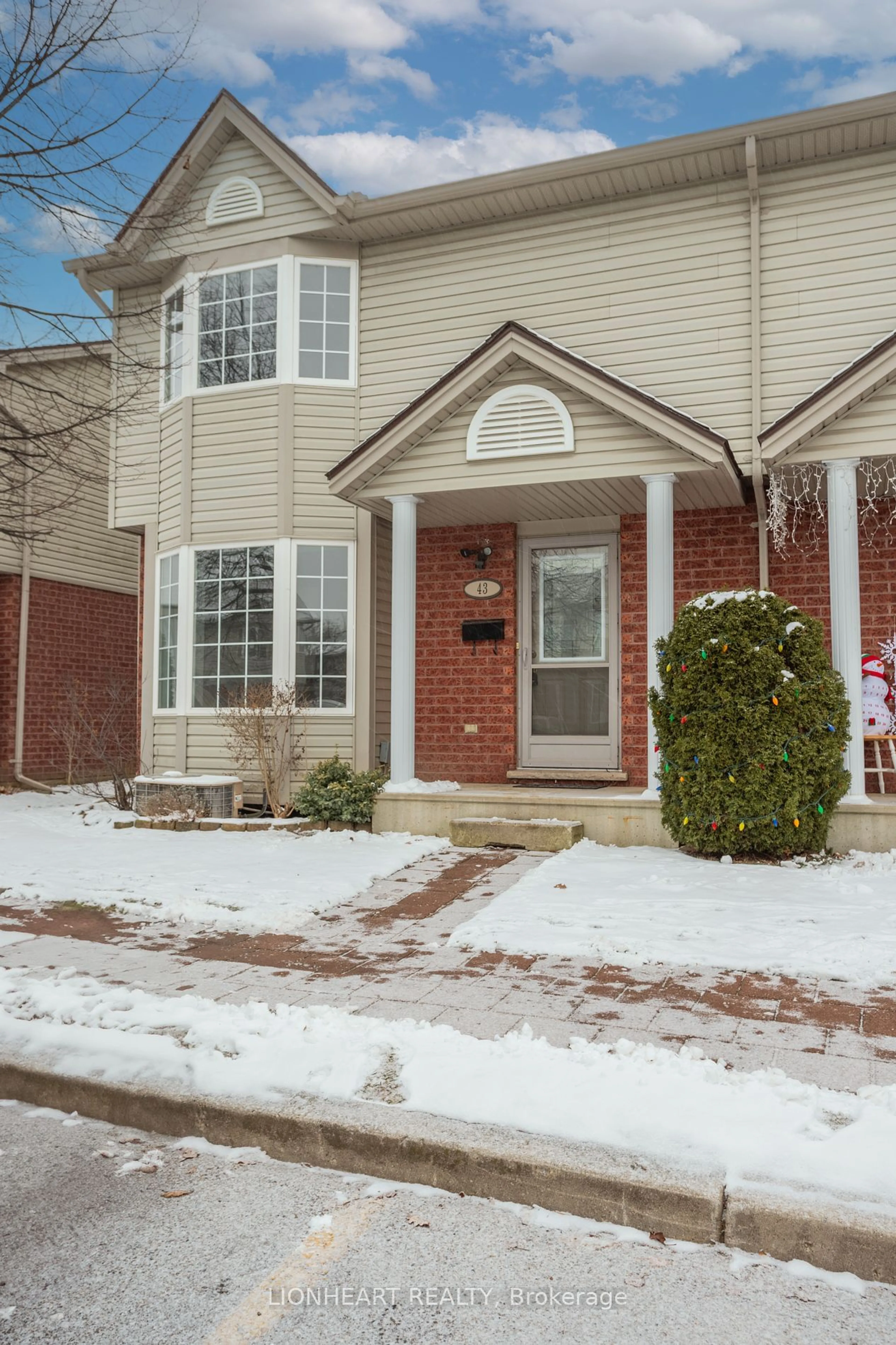 Home with brick exterior material, street for 101 Brookside St #43, London Ontario N5Z 5C9