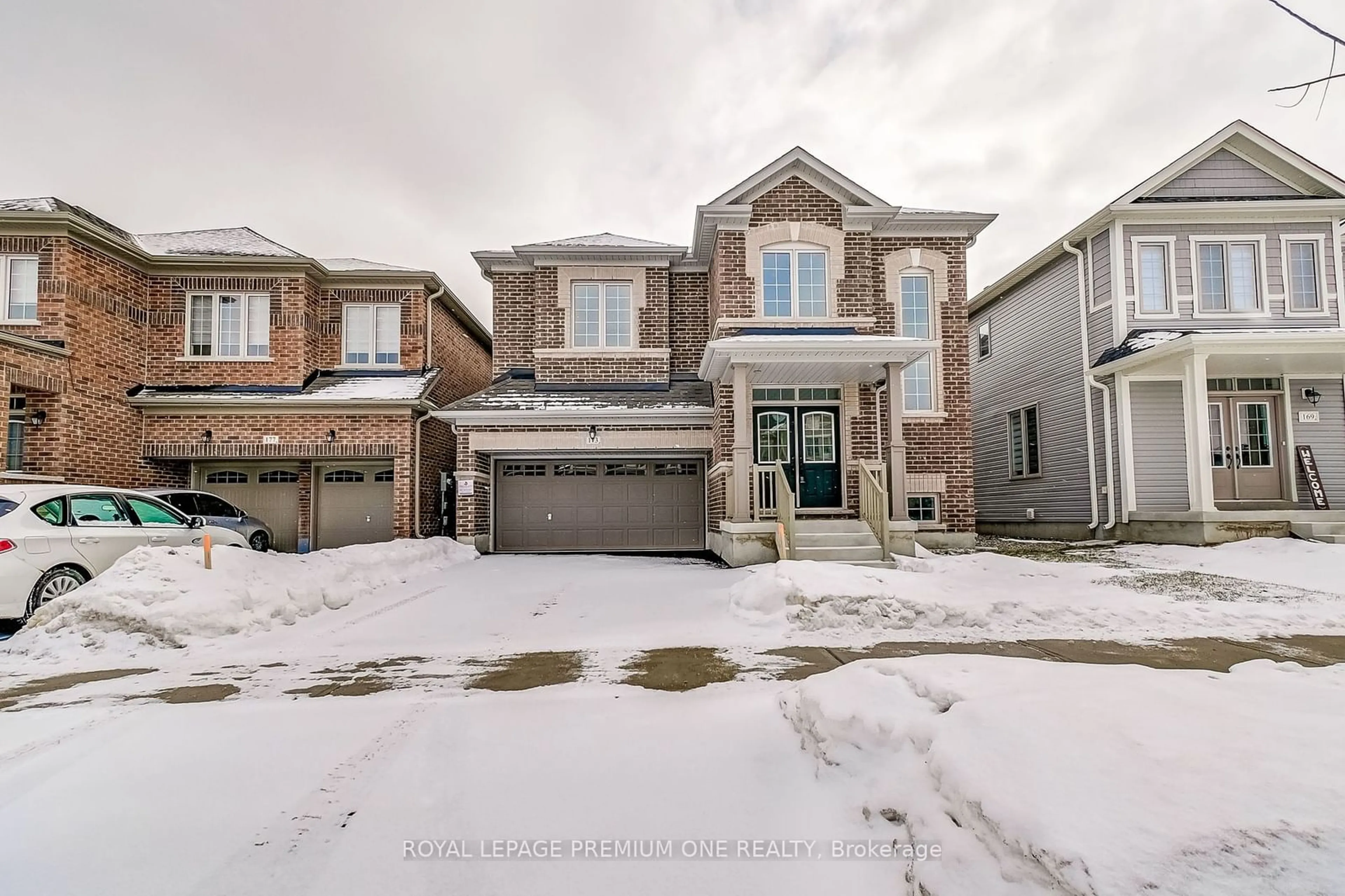 Home with brick exterior material, street for 173 Limestone Lane, Shelburne Ontario L9V 3Y3