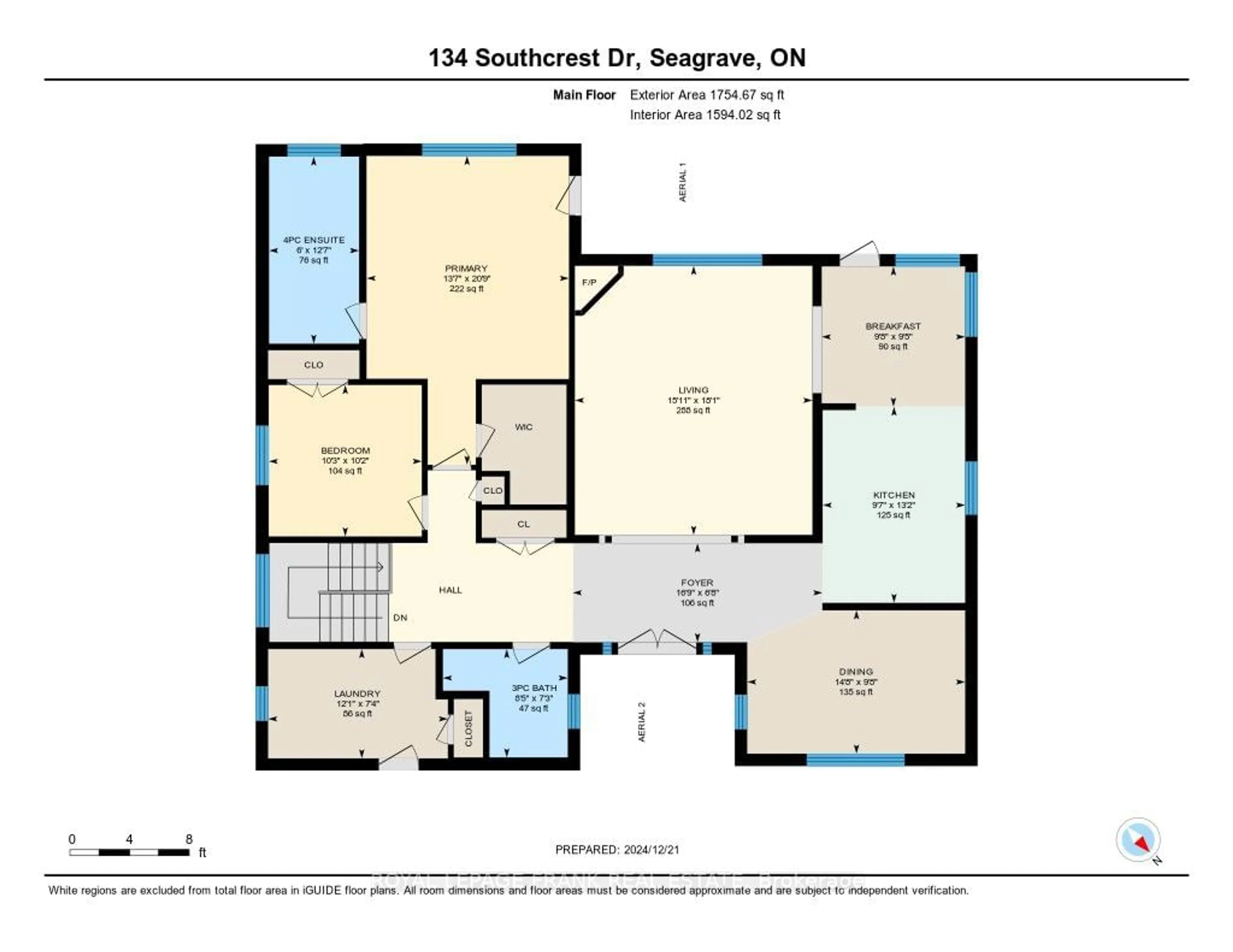 Floor plan for 134 Southcrest Dr, Kawartha Lakes Ontario L0C 1G0