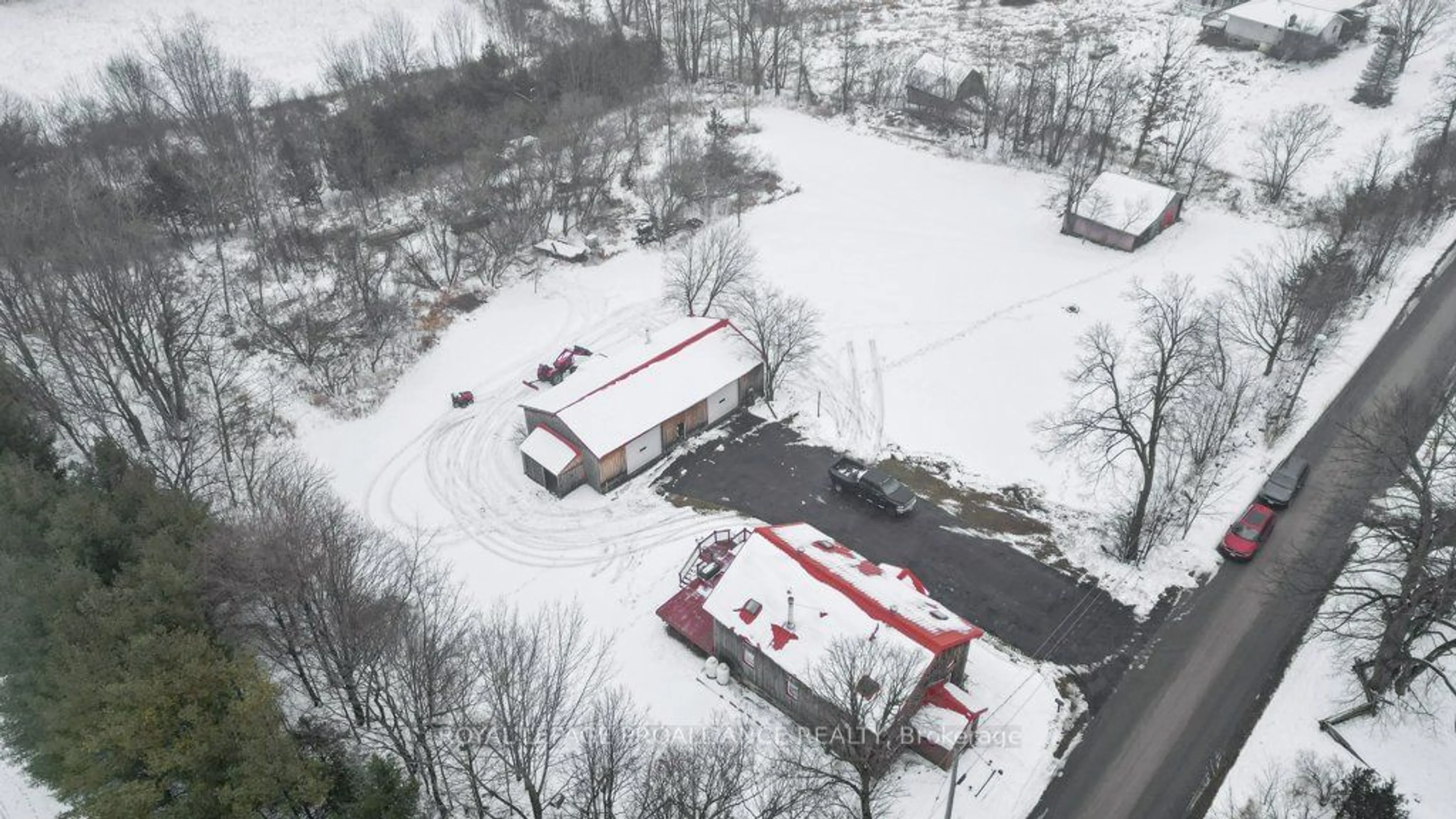 A pic from outside/outdoor area/front of a property/back of a property/a pic from drone, street for 1458 Baptist Church Rd, Stirling-Rawdon Ontario K0K 3E0