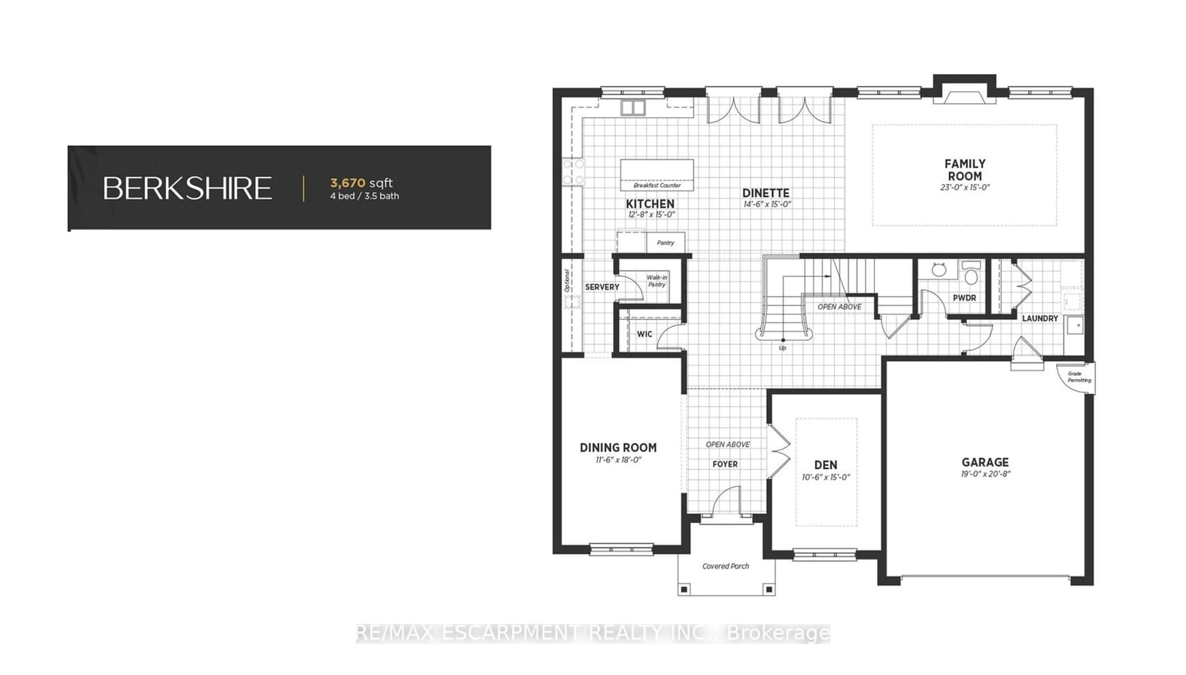 Floor plan for 447 Masters Dr, Woodstock Ontario N4T 0L2