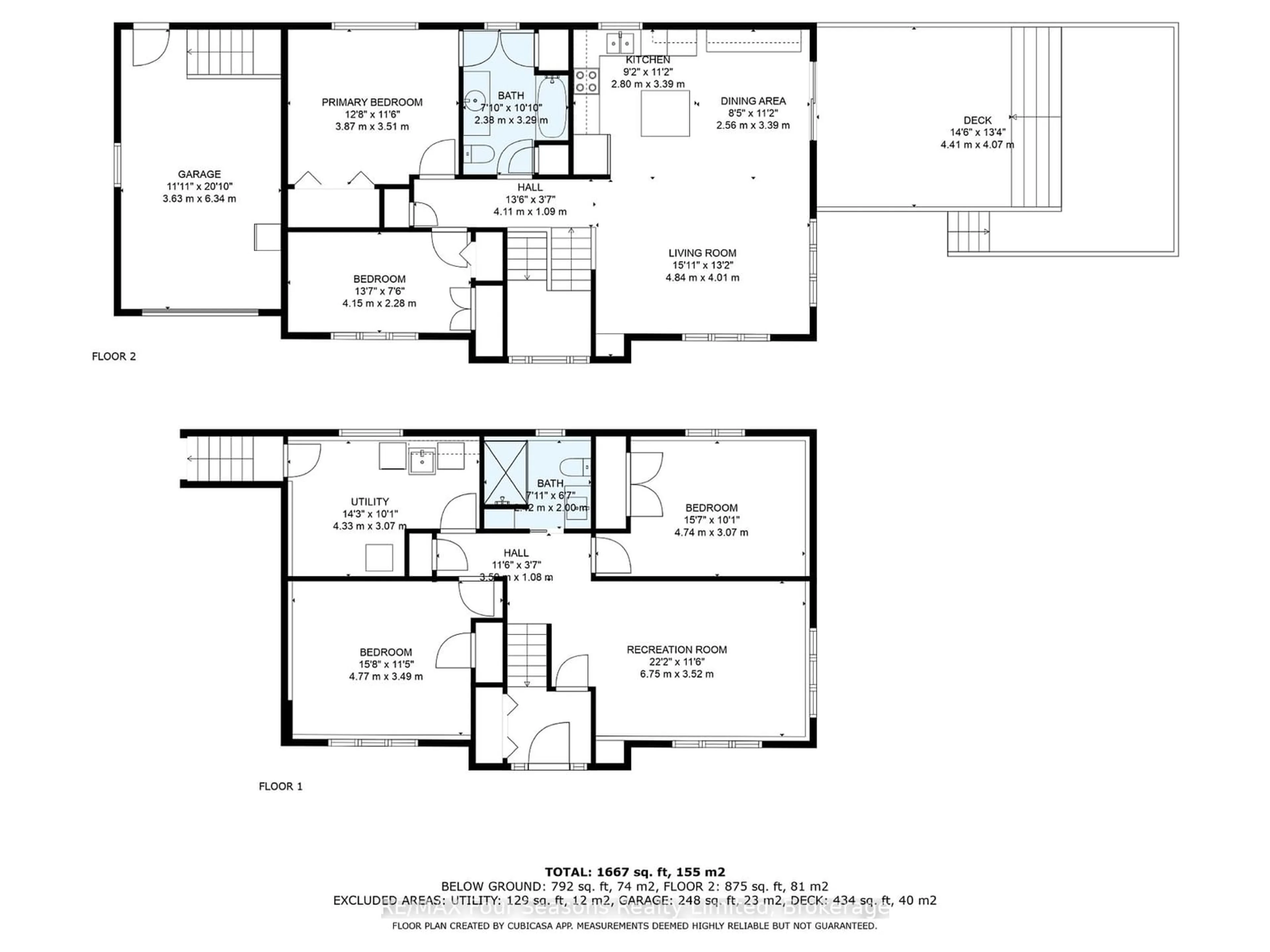 Floor plan for 134 Fraser Cres, Blue Mountains Ontario L9Y 0M8