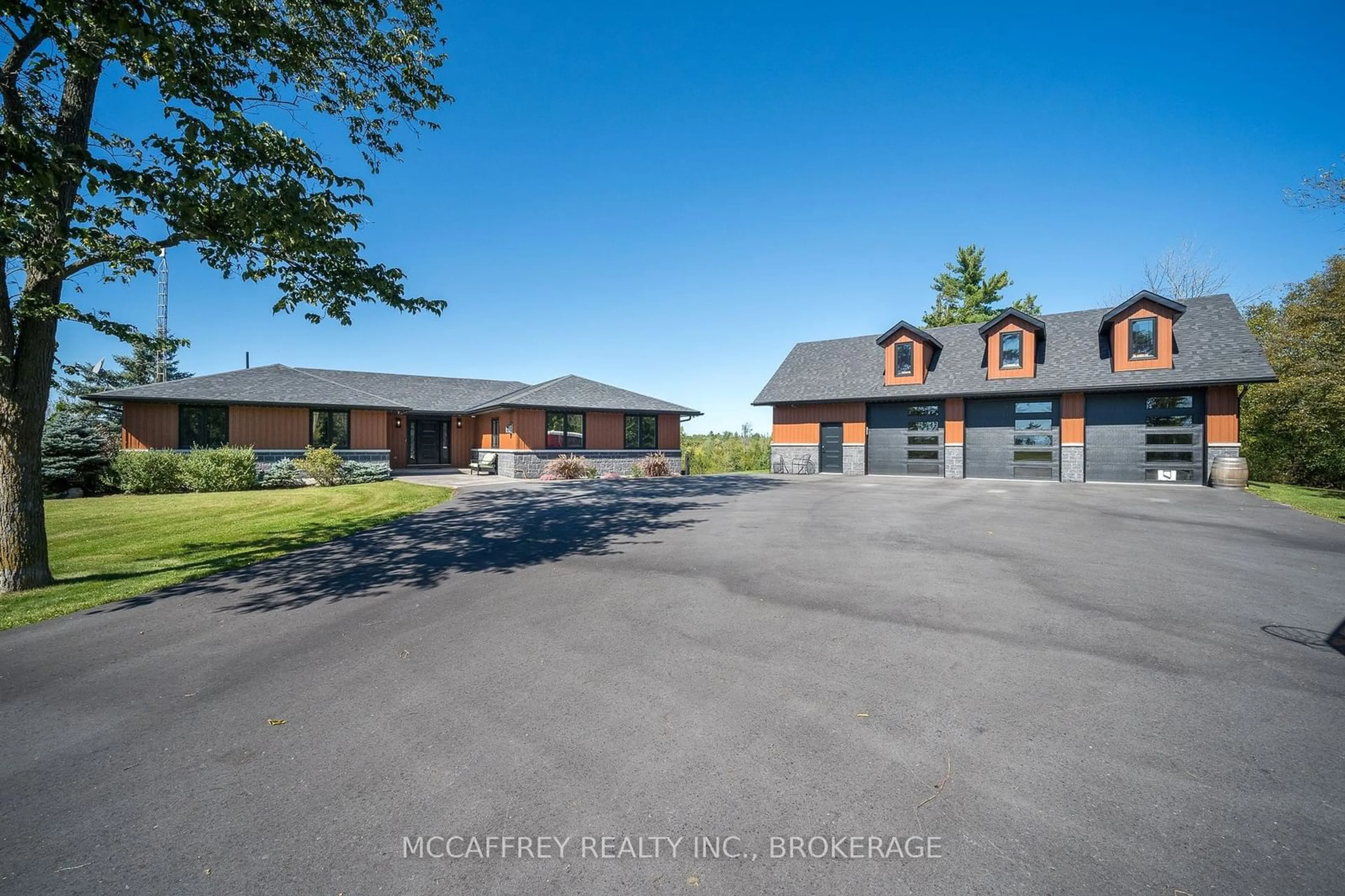 A pic from outside/outdoor area/front of a property/back of a property/a pic from drone, mountain view for 2855 COUNTY ROAD 4, Stone Mills Ontario K0K 1J0