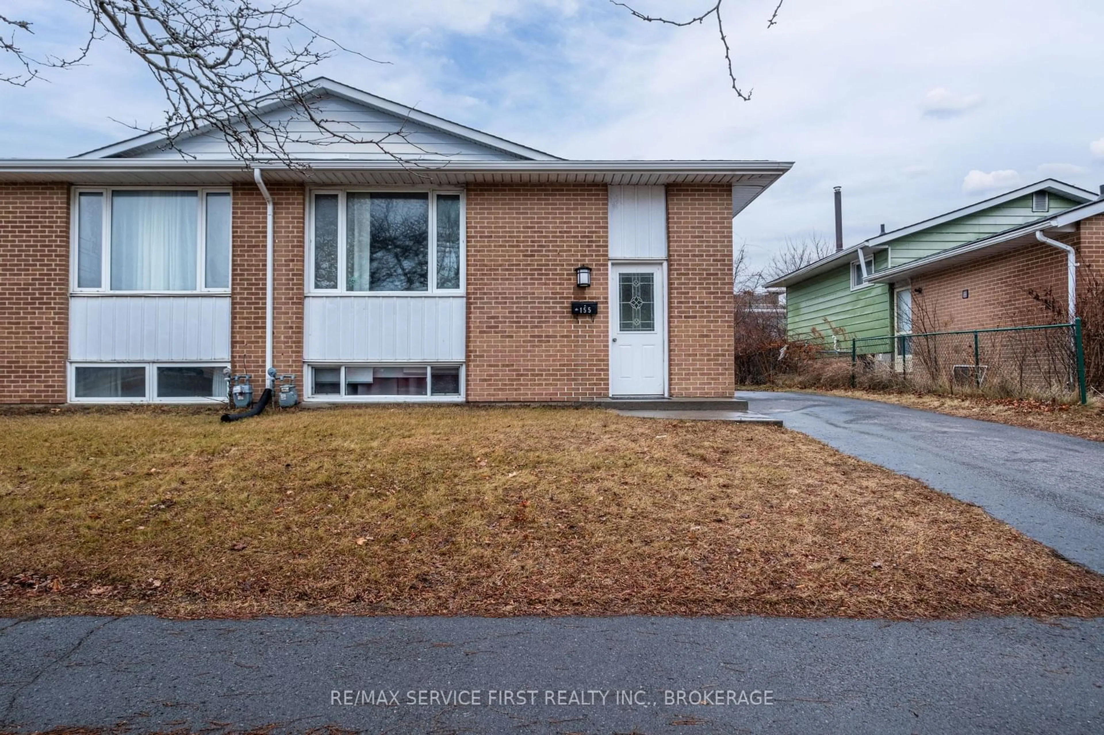 Home with vinyl exterior material, street for 155 Calderwood Dr, Kingston Ontario K7M 6L5