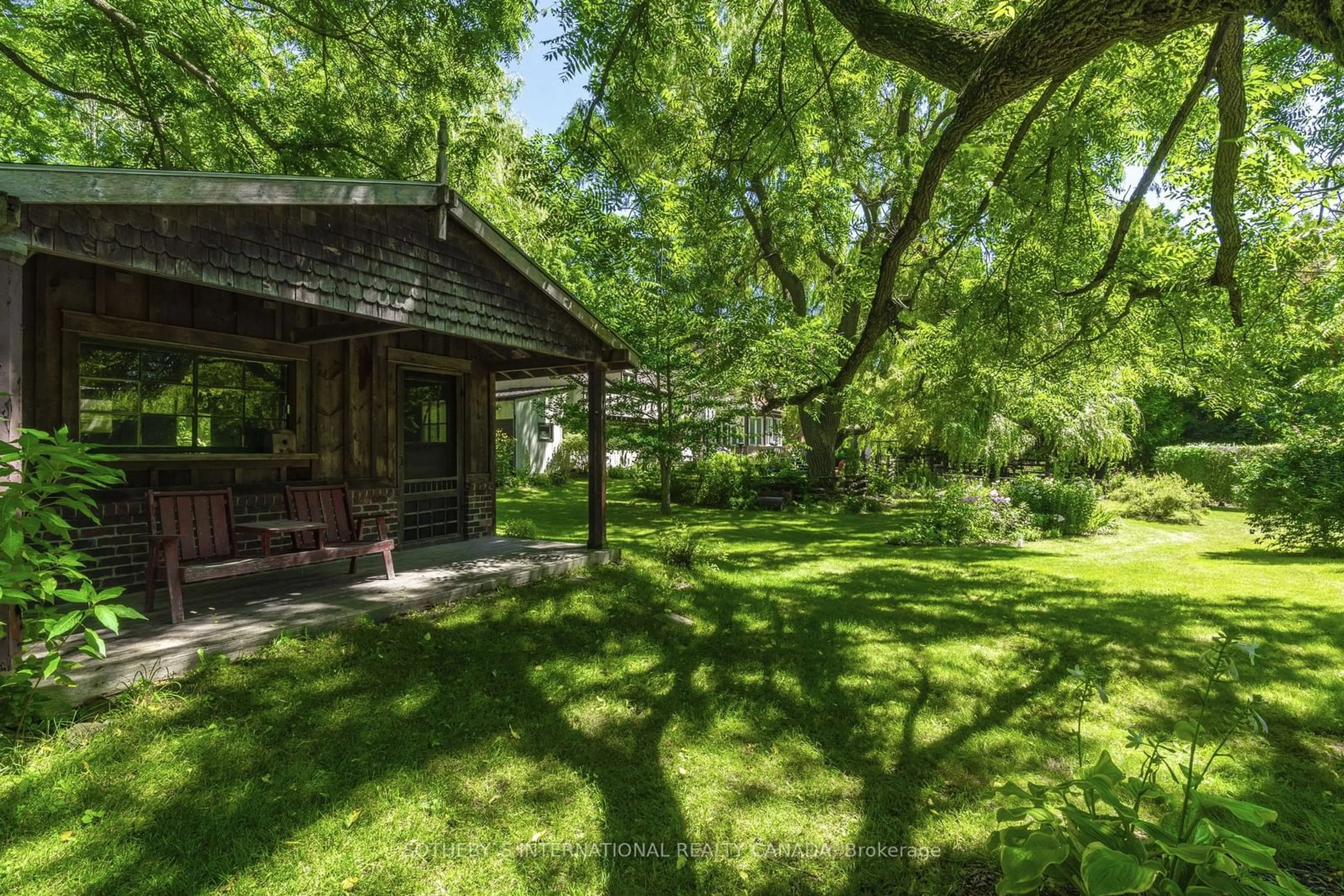 Patio, forest/trees view for 366 Lakeshore Rd, Port Hope Ontario L1A 1R3