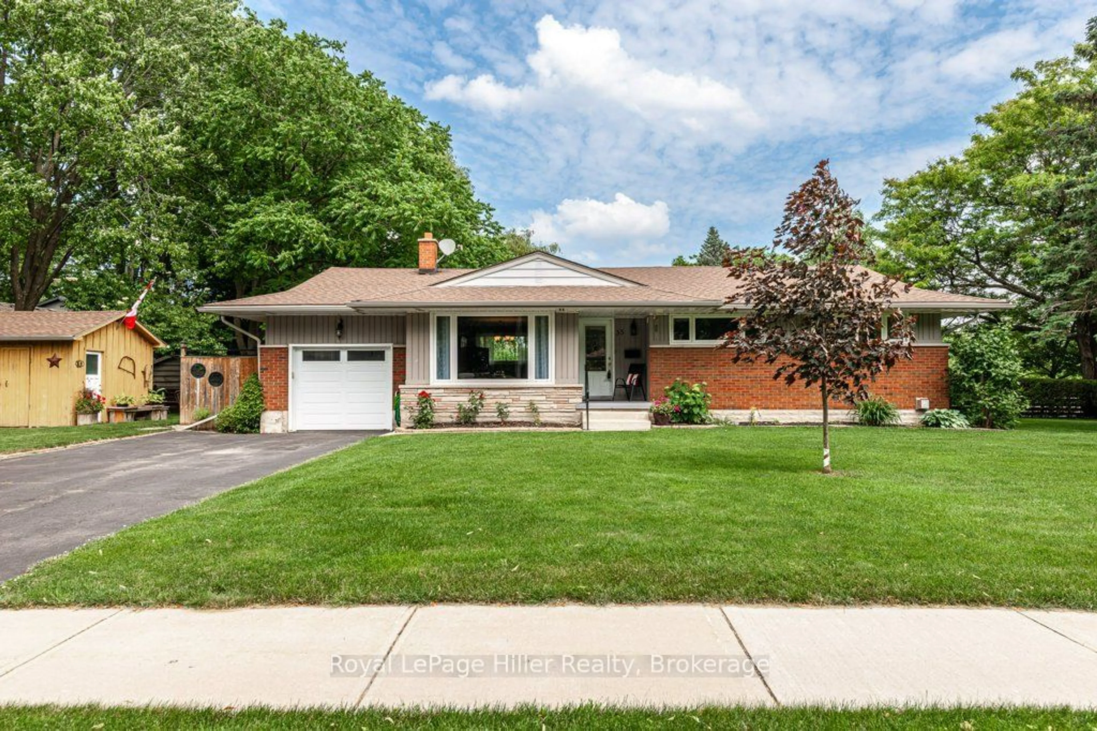 Home with brick exterior material, street for 35 DAWSON St, Stratford Ontario N5A 5M3