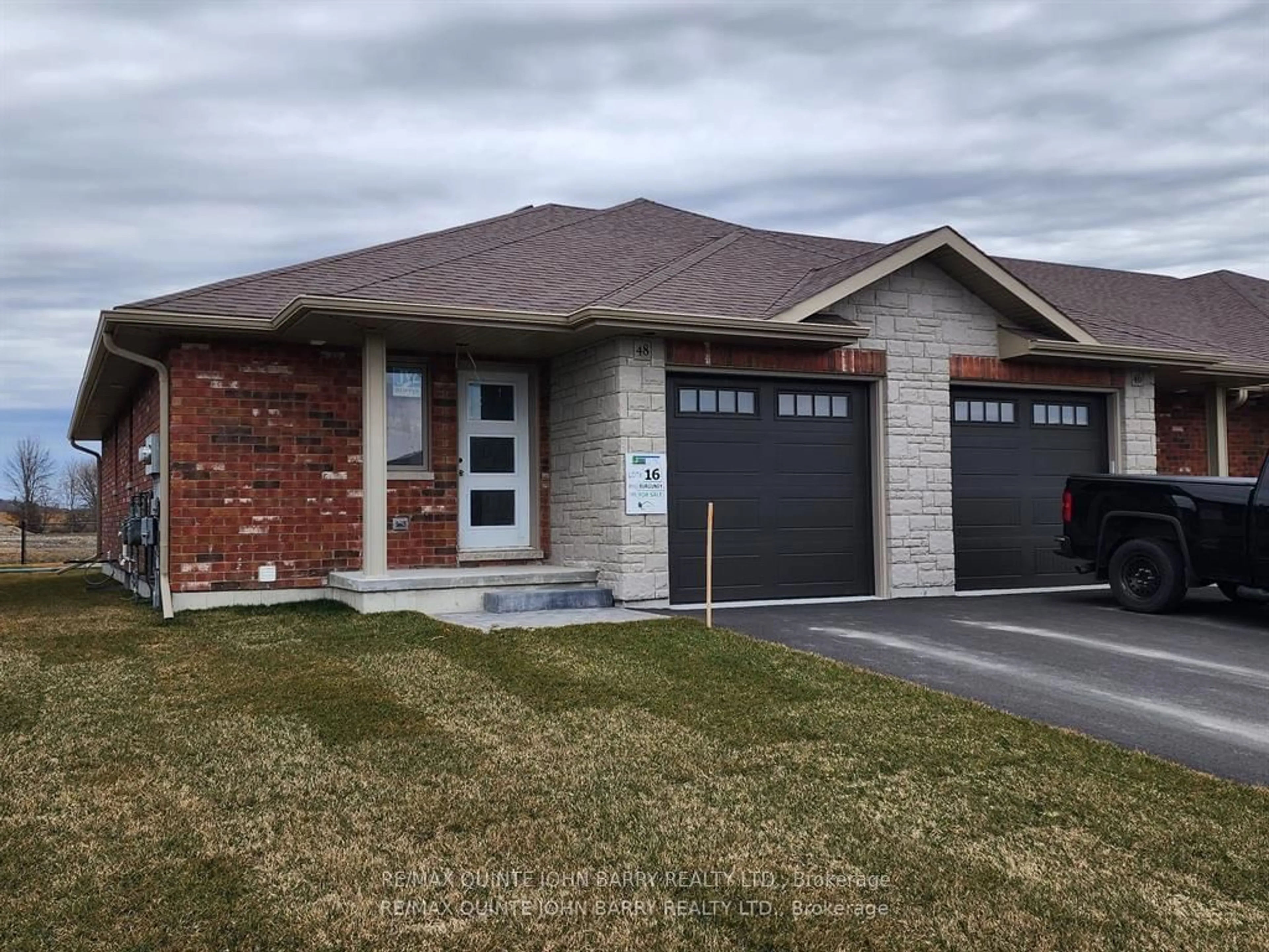 Home with brick exterior material, street for 48 CEDAR PARK Cres #LOT 16, Quinte West Ontario K8V 0J2