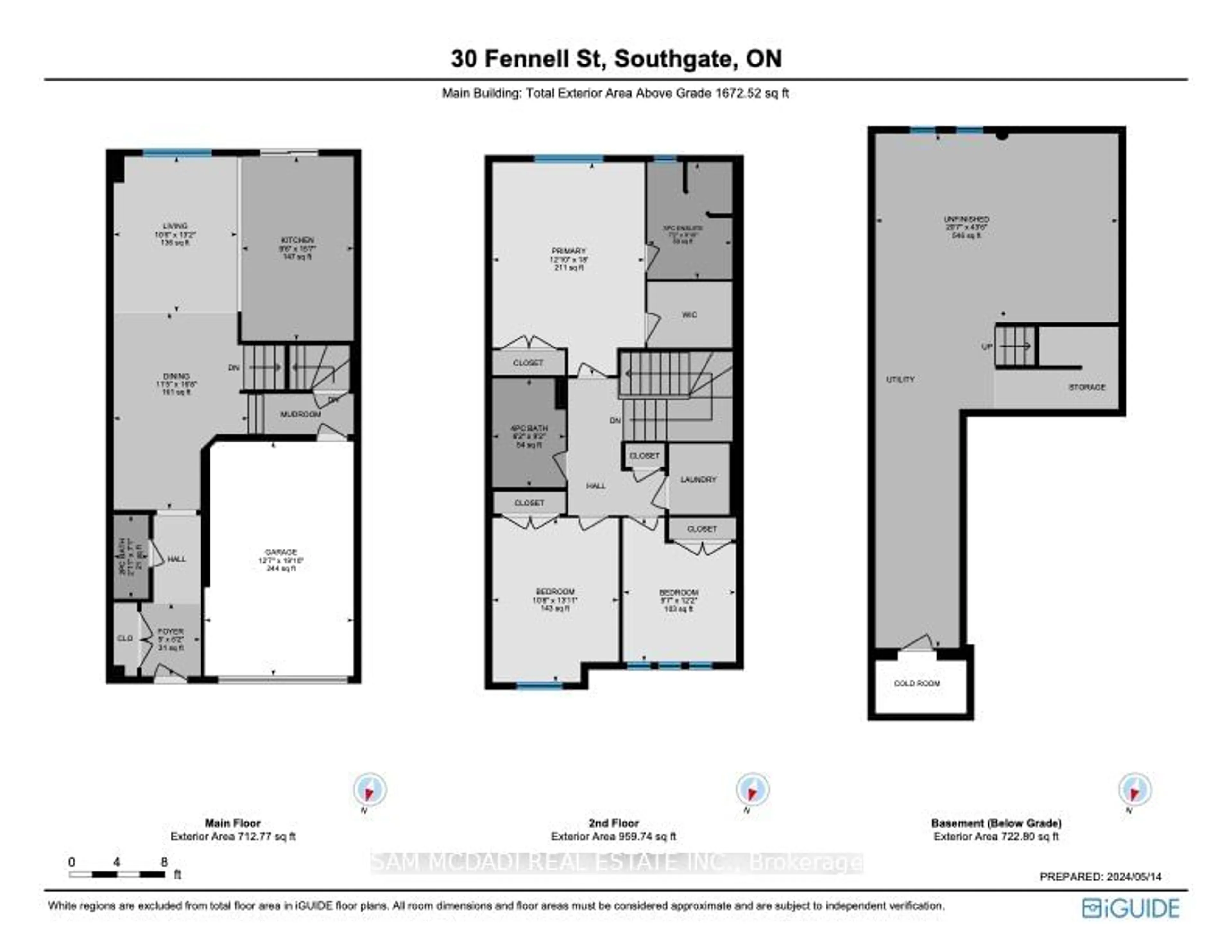 Floor plan for 30 Fennell St, Southgate Ontario N0C 1B0