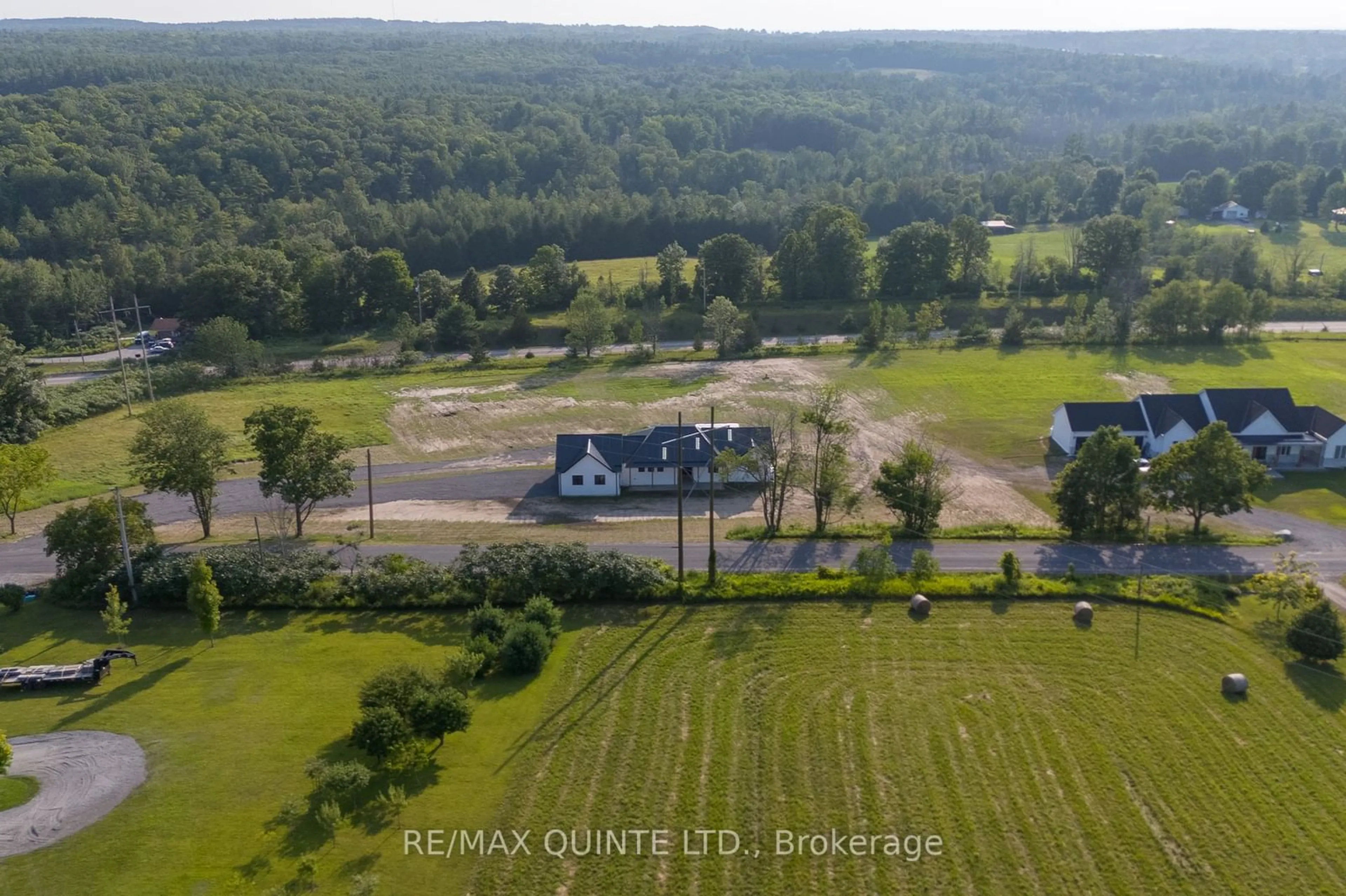 A pic from outside/outdoor area/front of a property/back of a property/a pic from drone, water/lake/river/ocean view for 171 Pine Hill Cres, Belleville Ontario K0K 3E0