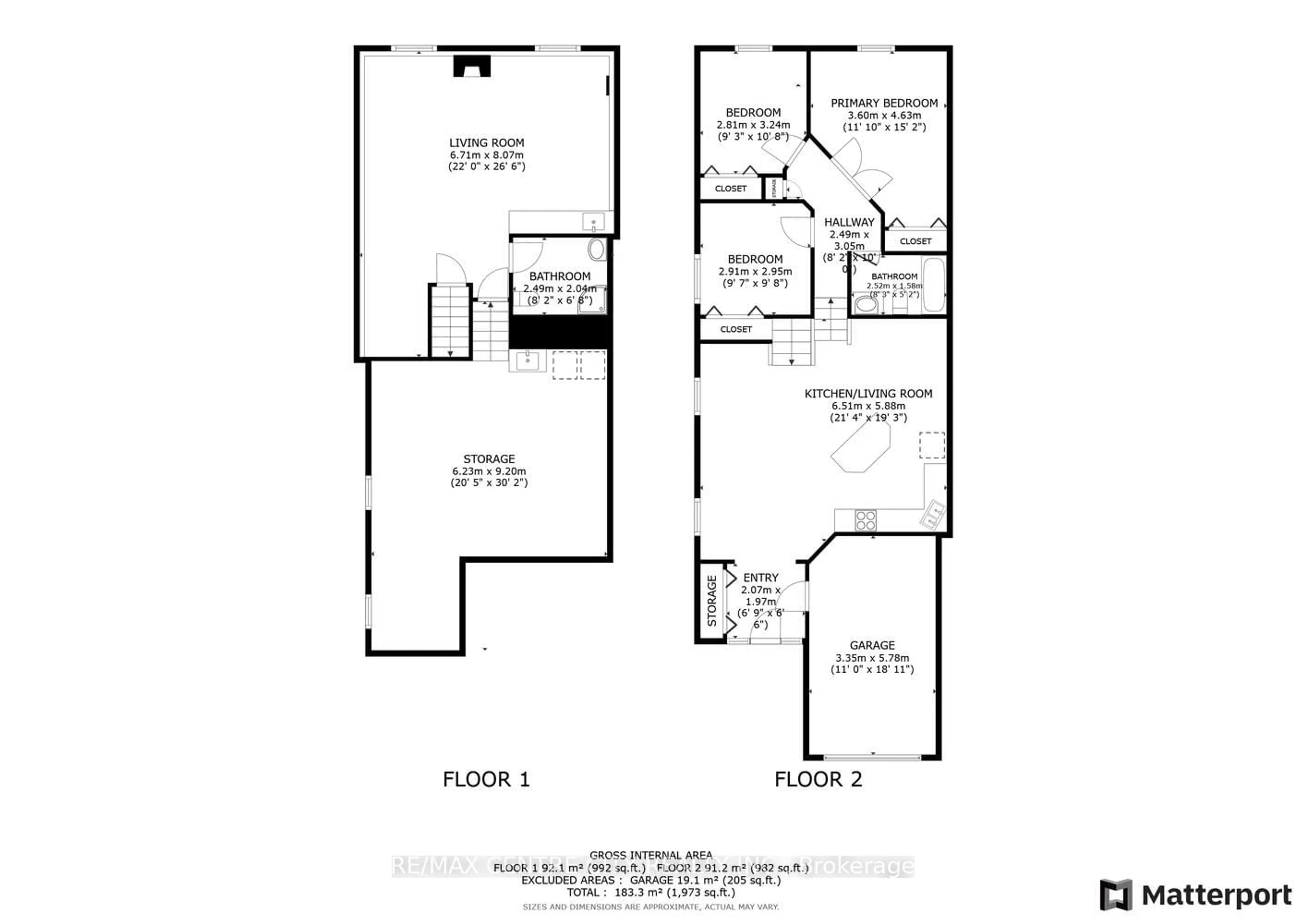 Floor plan for 223 Crimson Cres, London Ontario N5W 6G1