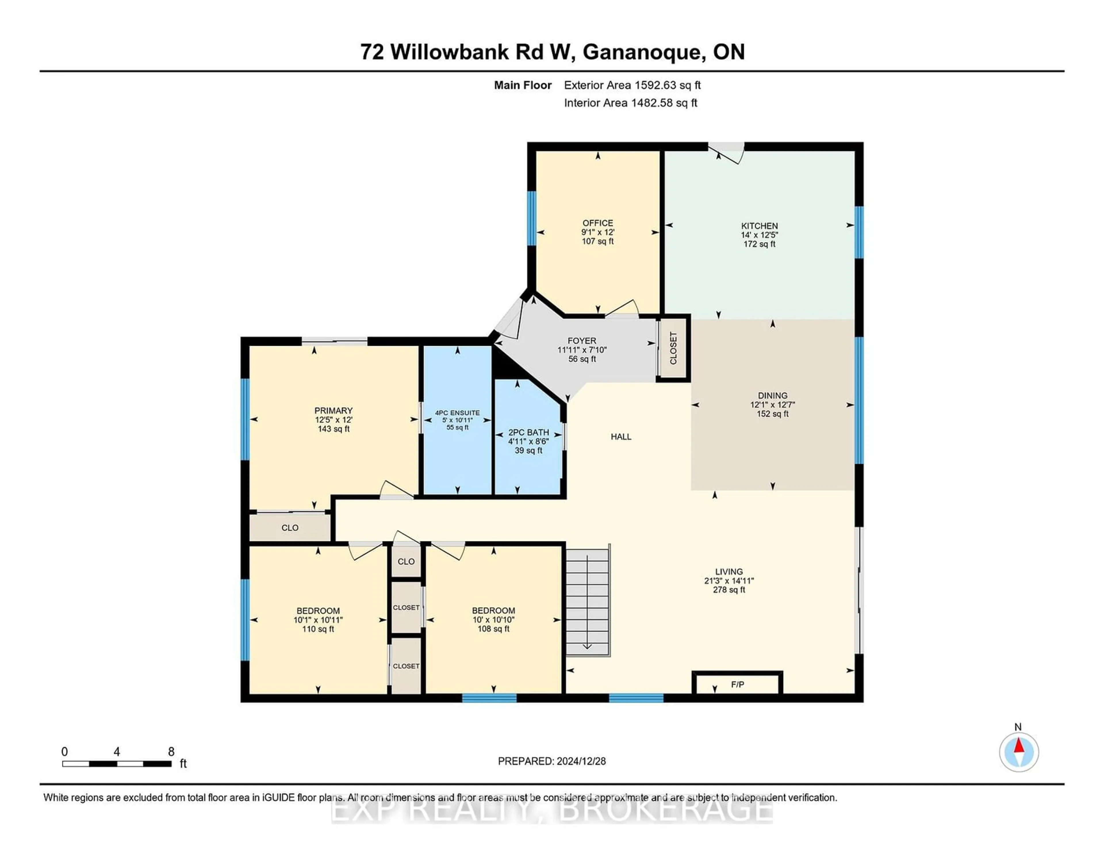 Floor plan for 72 WILLOWBANK Rd, Gananoque Ontario K7G 2V5