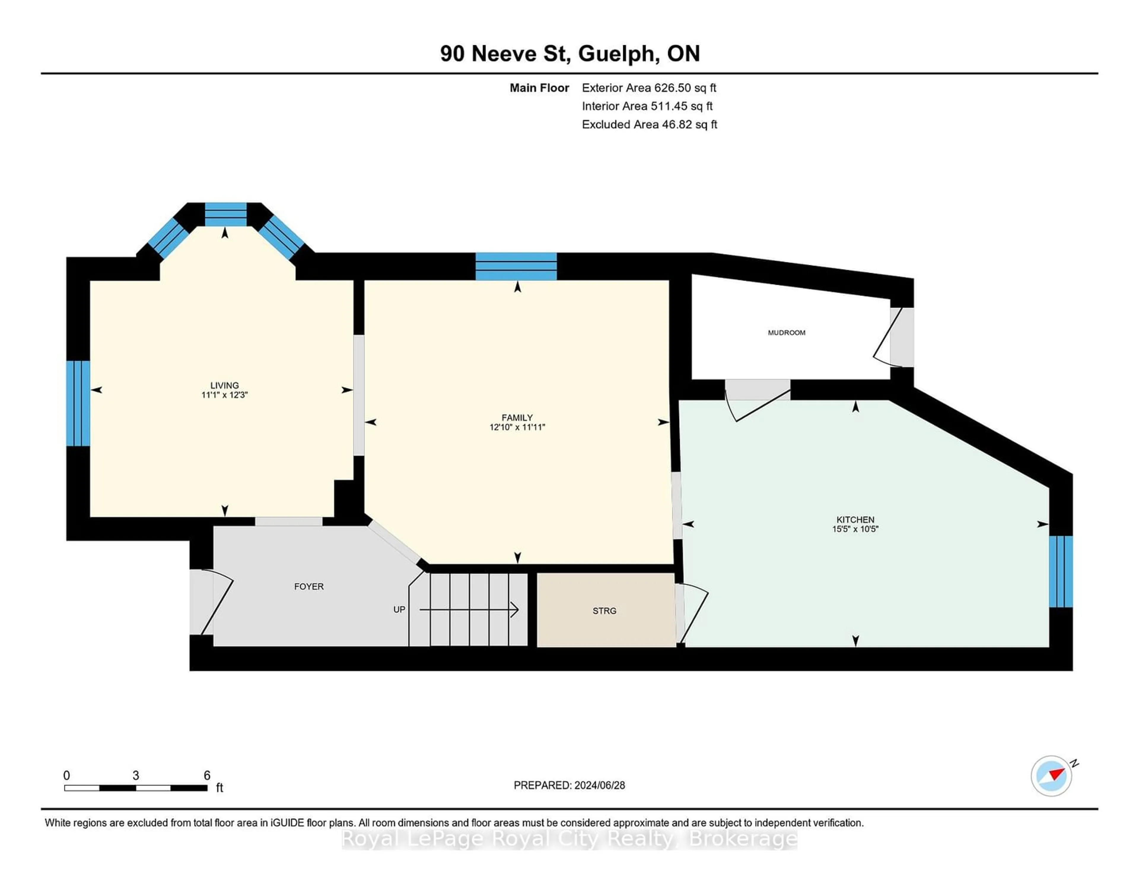 Floor plan for 90 Neeve St, Guelph Ontario N1E 5S1