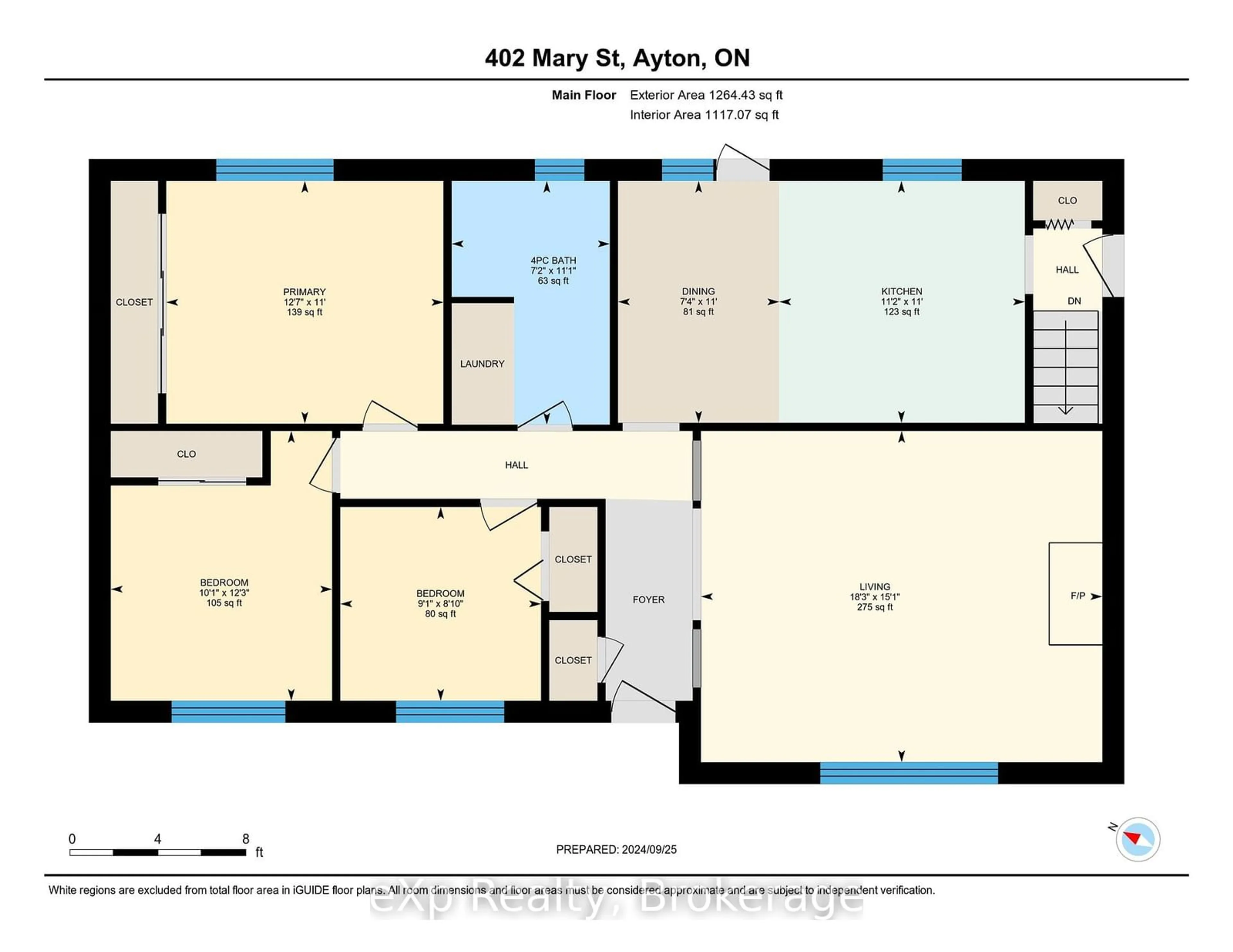 Floor plan for 402 Mary St, West Grey Ontario N0G 1C0