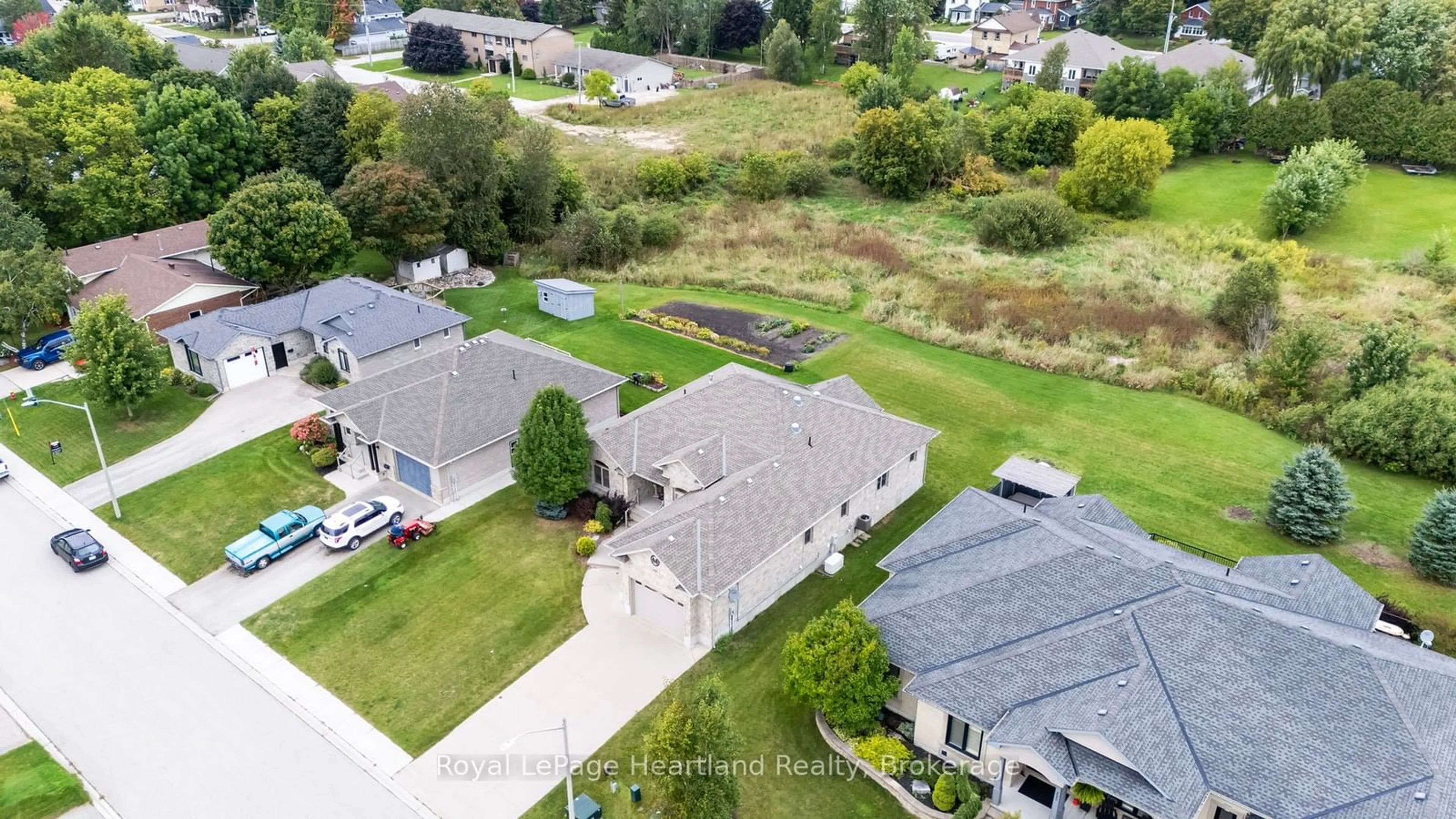 A pic from outside/outdoor area/front of a property/back of a property/a pic from drone, water/lake/river/ocean view for 221 JOHN St, Minto Ontario N0G 1Z0