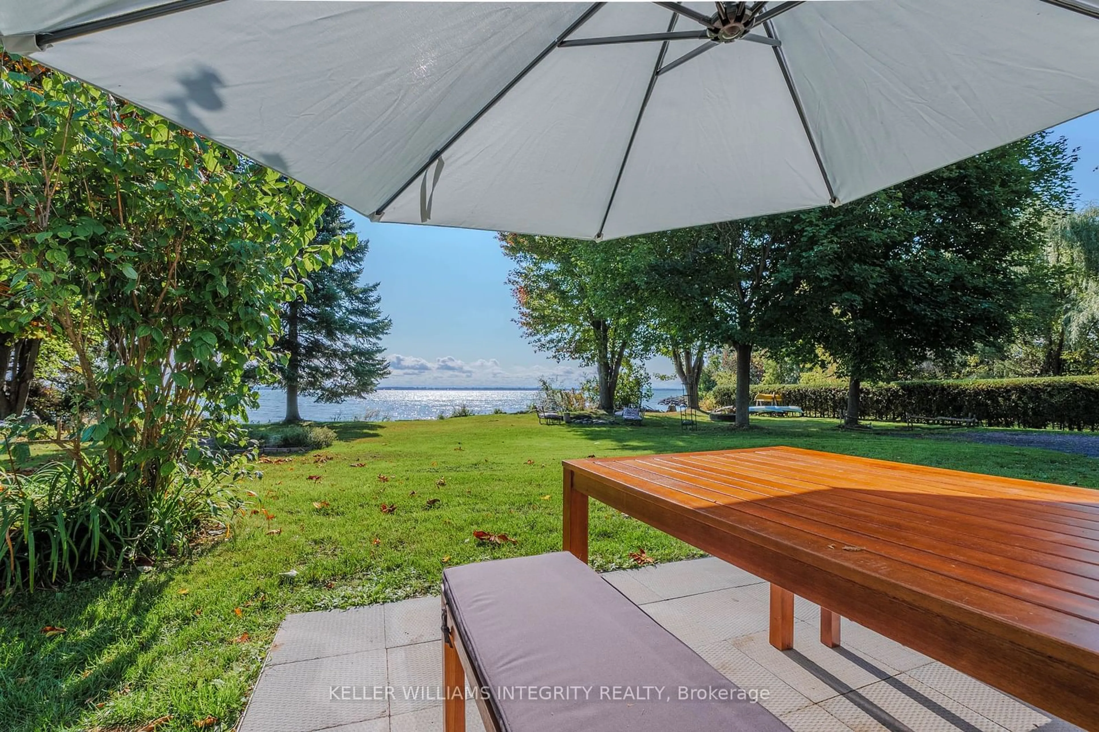 Patio, water/lake/river/ocean view for 6279 151st Ave-Gunn Cres, South Glengarry Ontario K0C 1E0